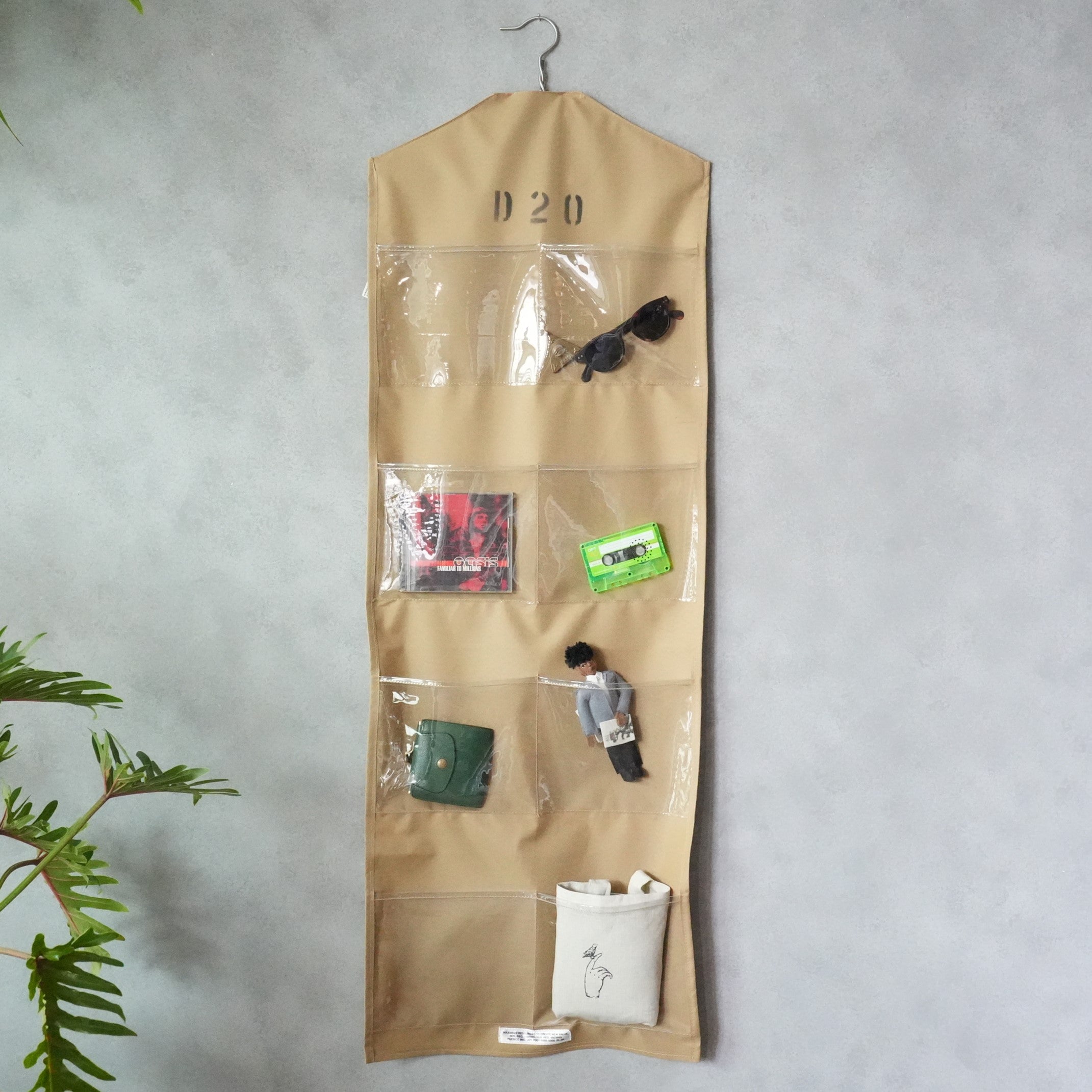 Rubberized Fabric Hanging Organizer 8 Pockets