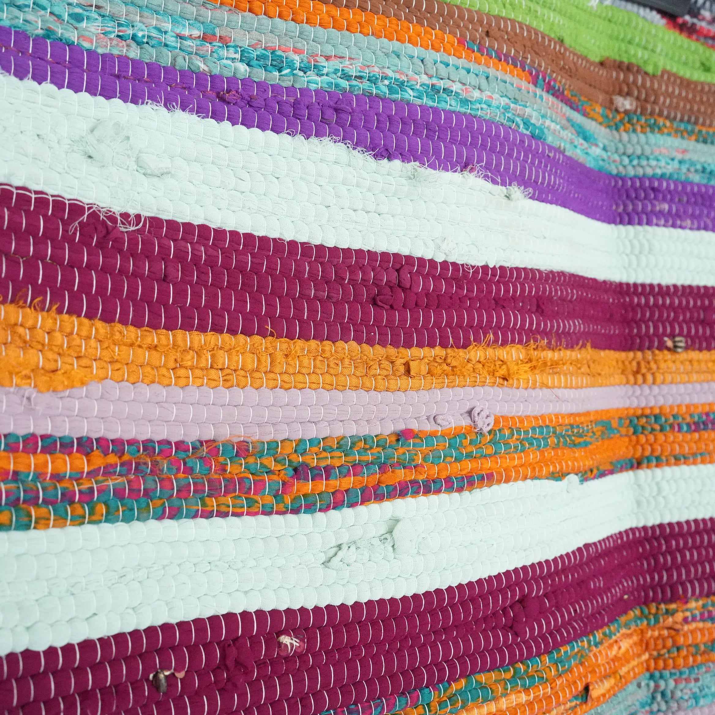SCRAP FABRIC RUG D