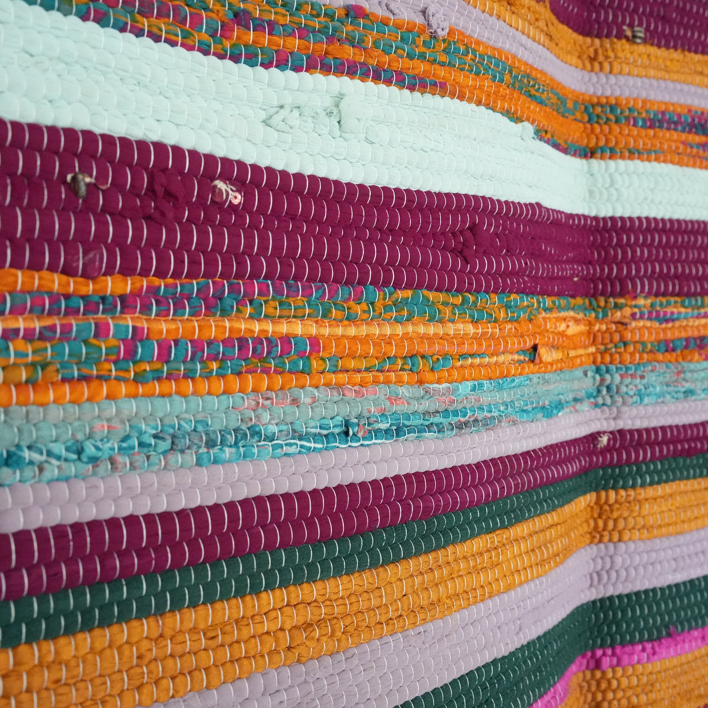 SCRAP FABRIC RUG D