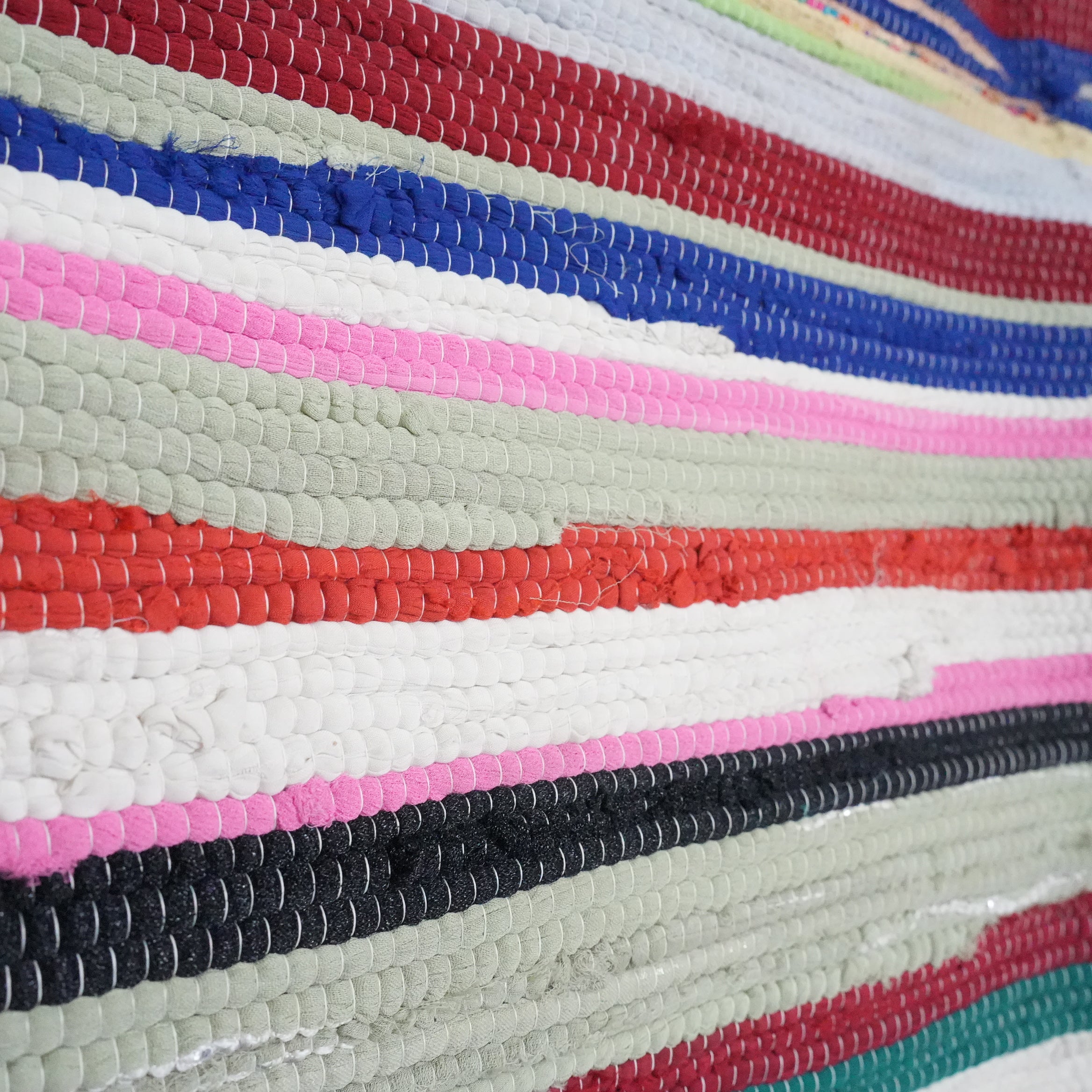 SCRAP FABRIC RUG D