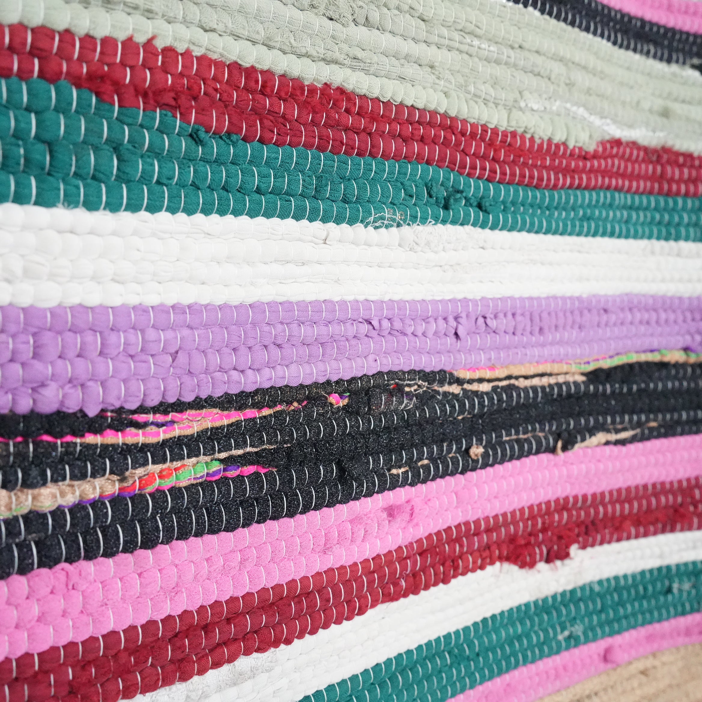 SCRAP FABRIC RUG D