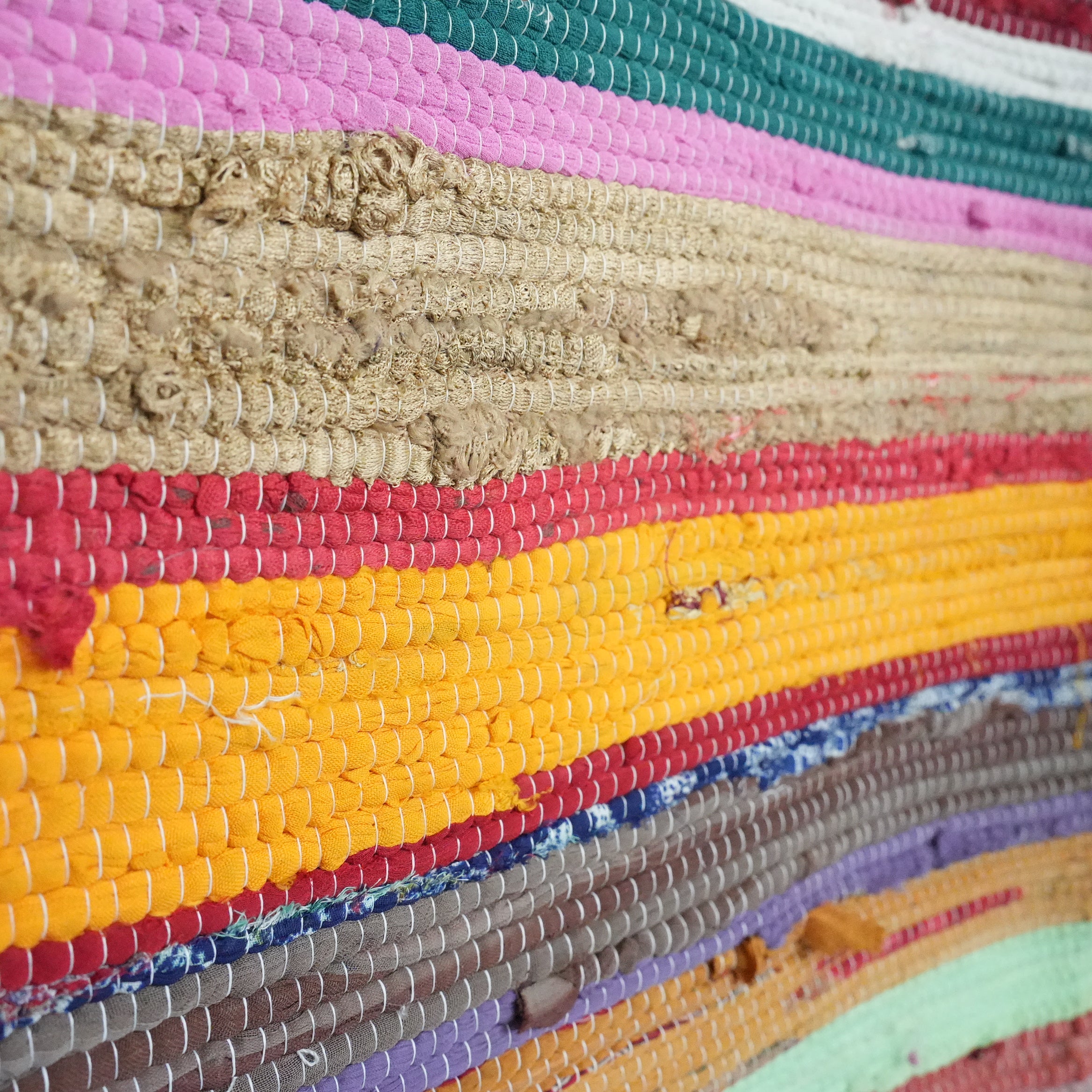 SCRAP FABRIC RUG D