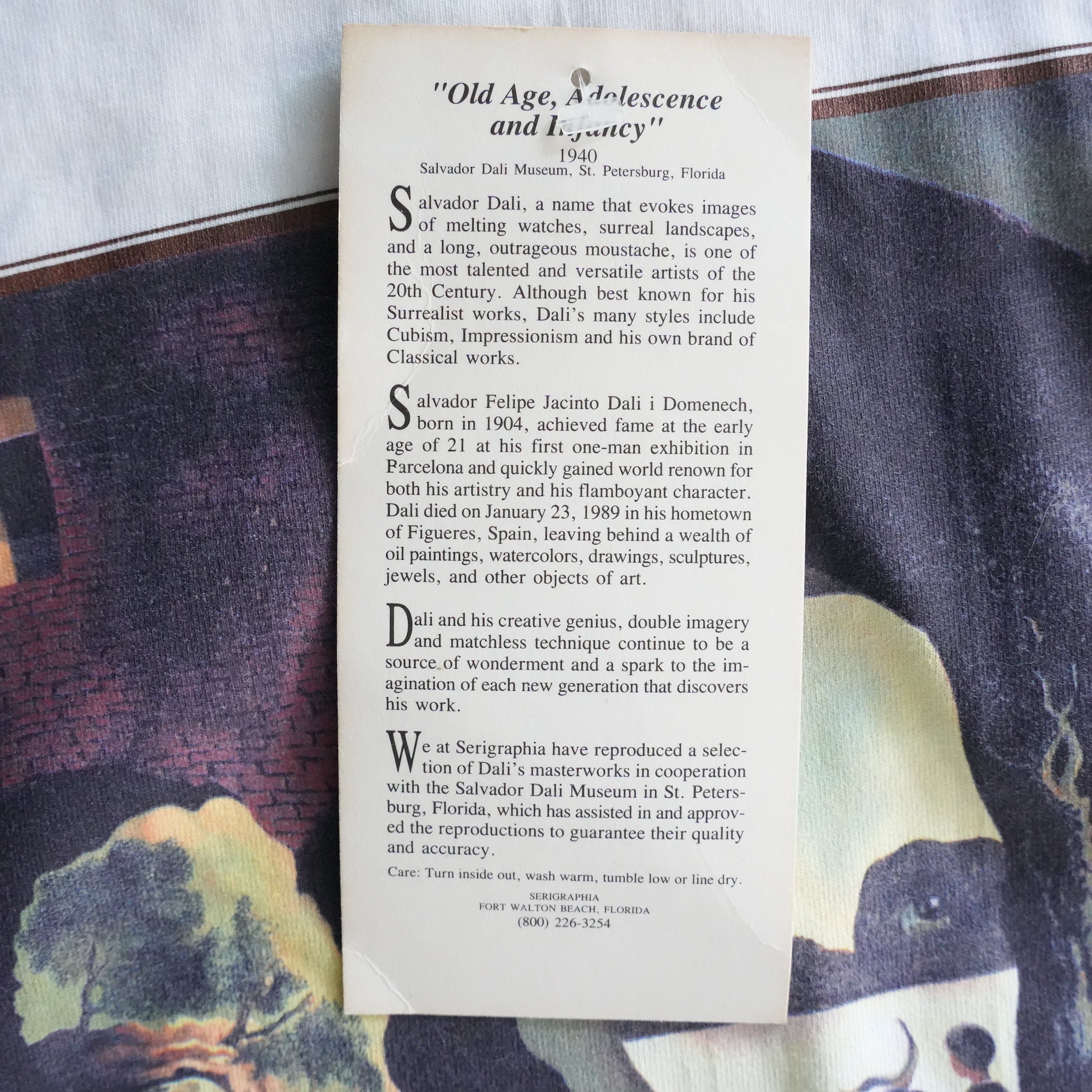 Salvador Dali Tee 老年、青年、幼年