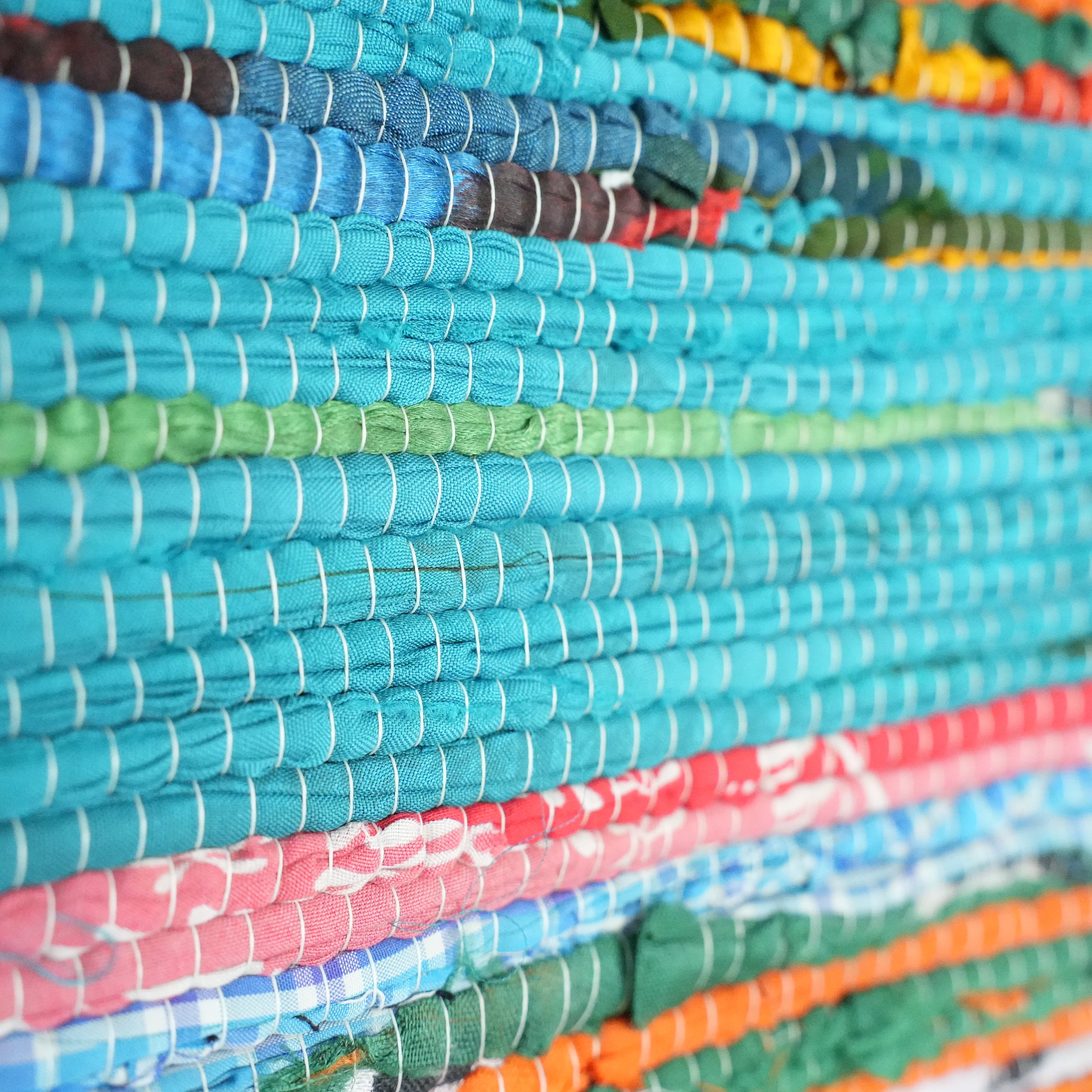 SCRAP FABRIC RUG A