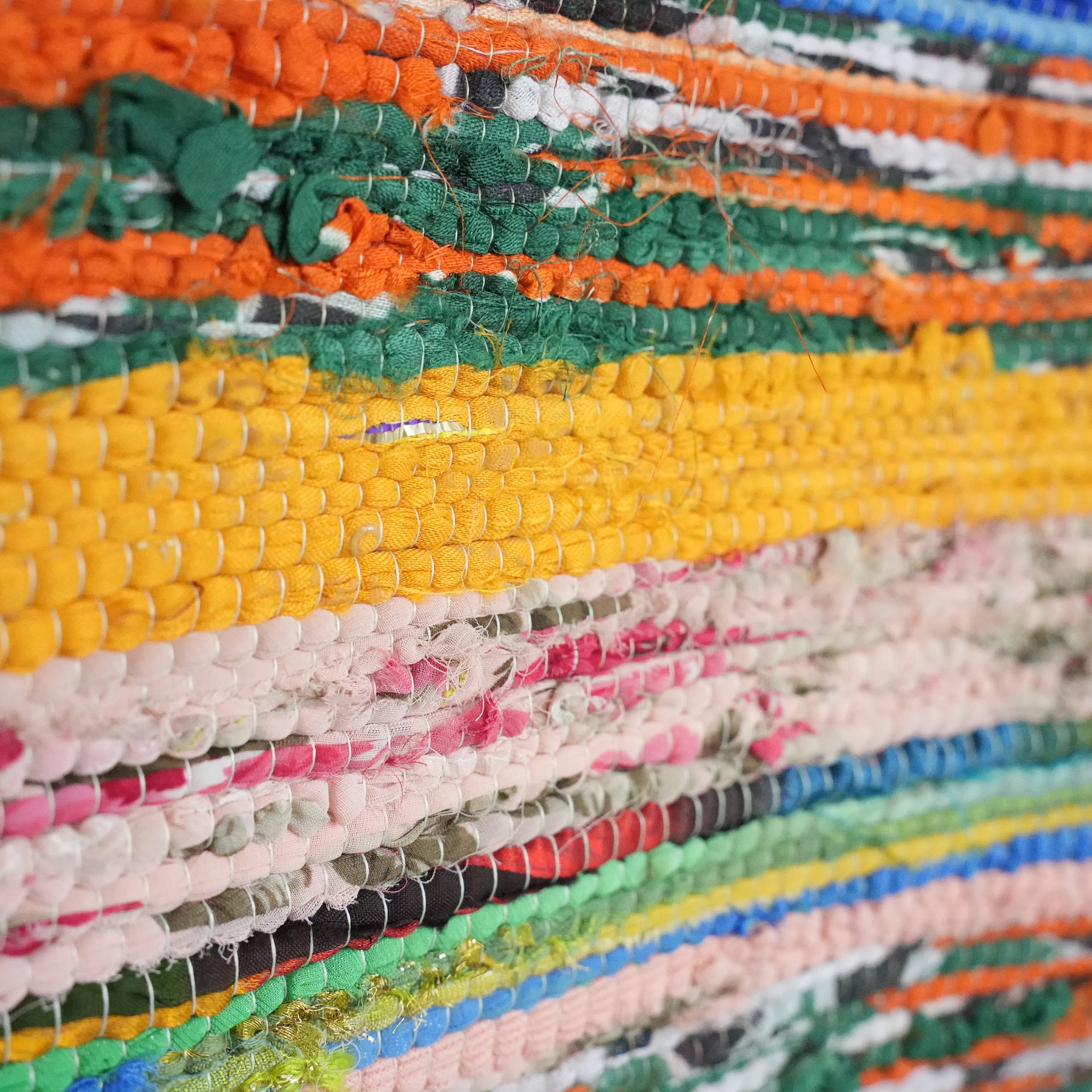 SCRAP FABRIC RUG A