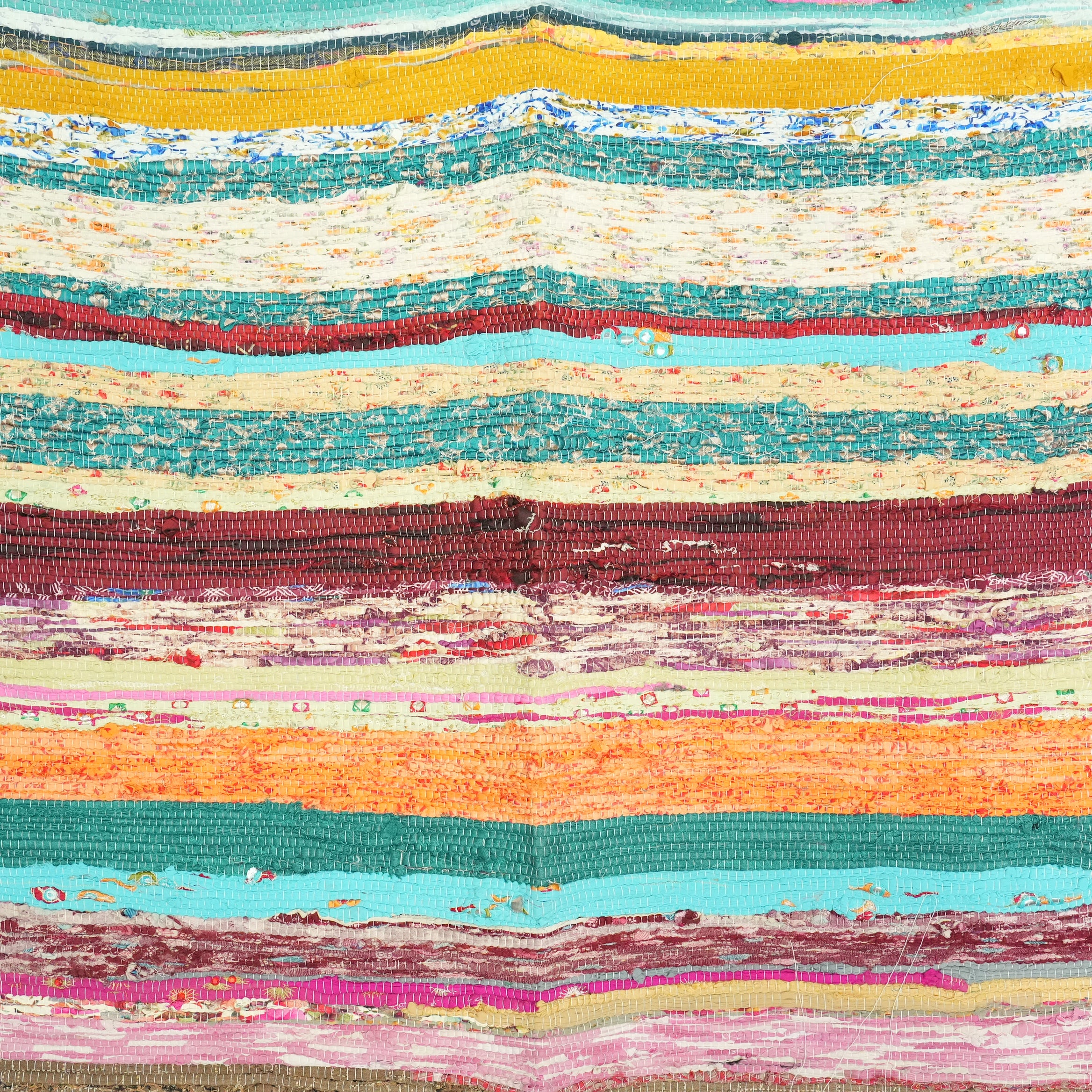SCRAP FABRIC RUG C