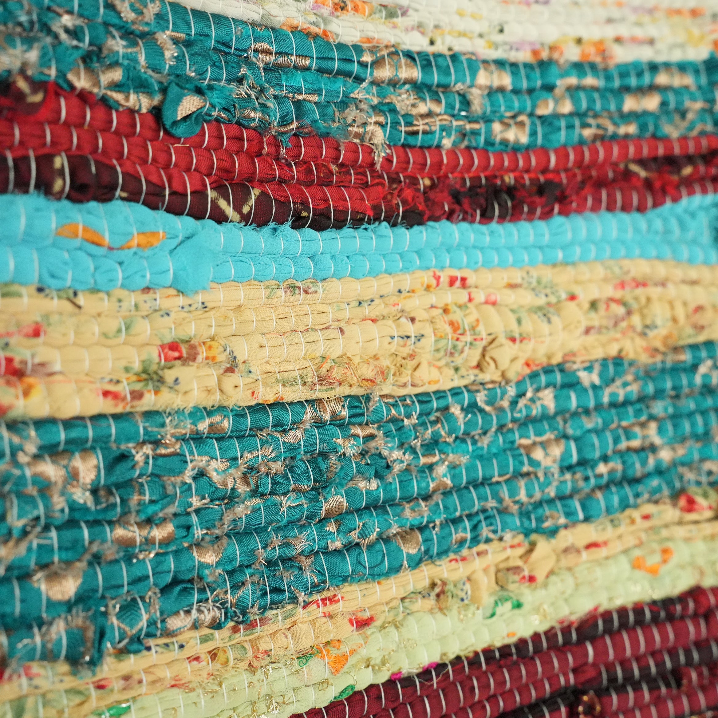SCRAP FABRIC RUG C
