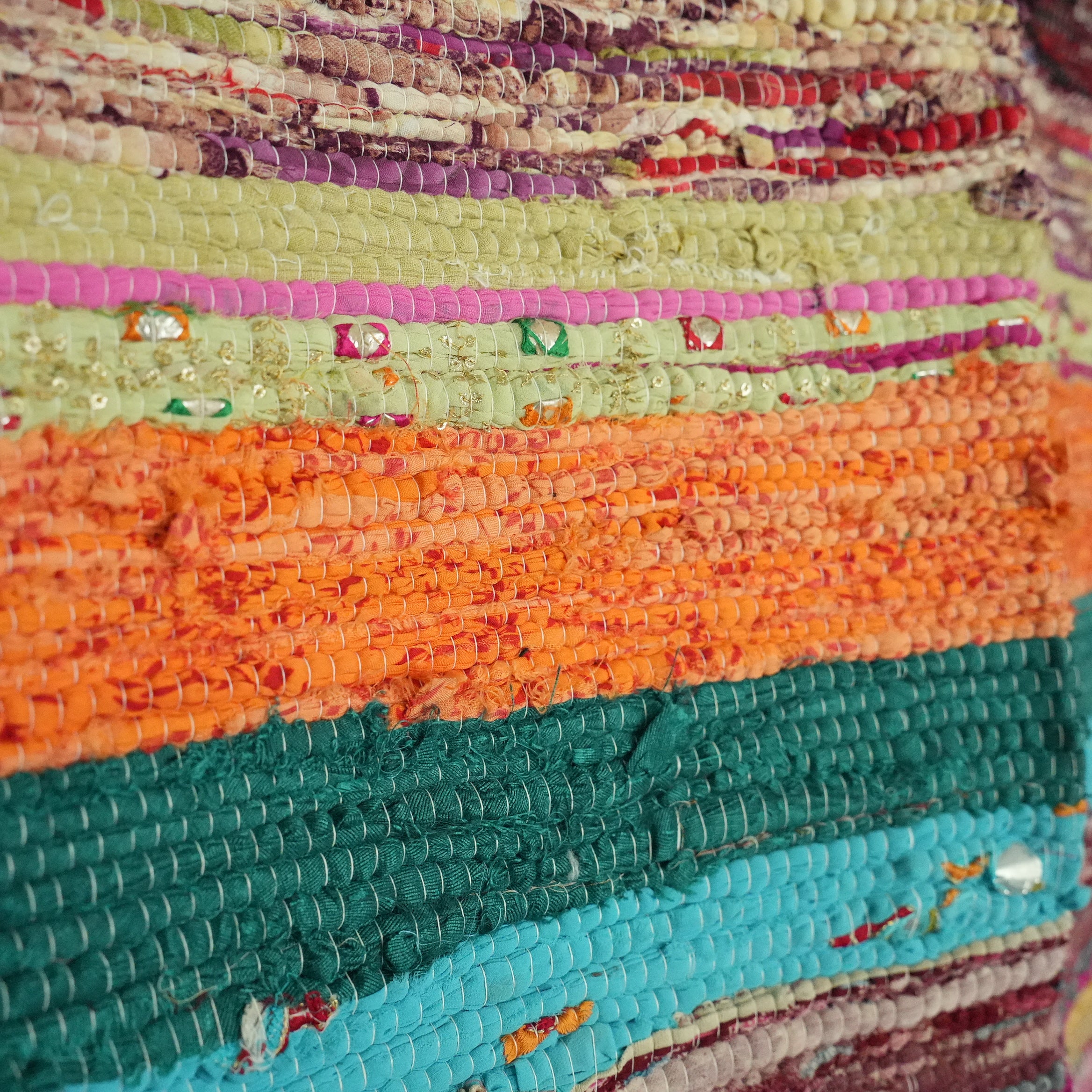 SCRAP FABRIC RUG C