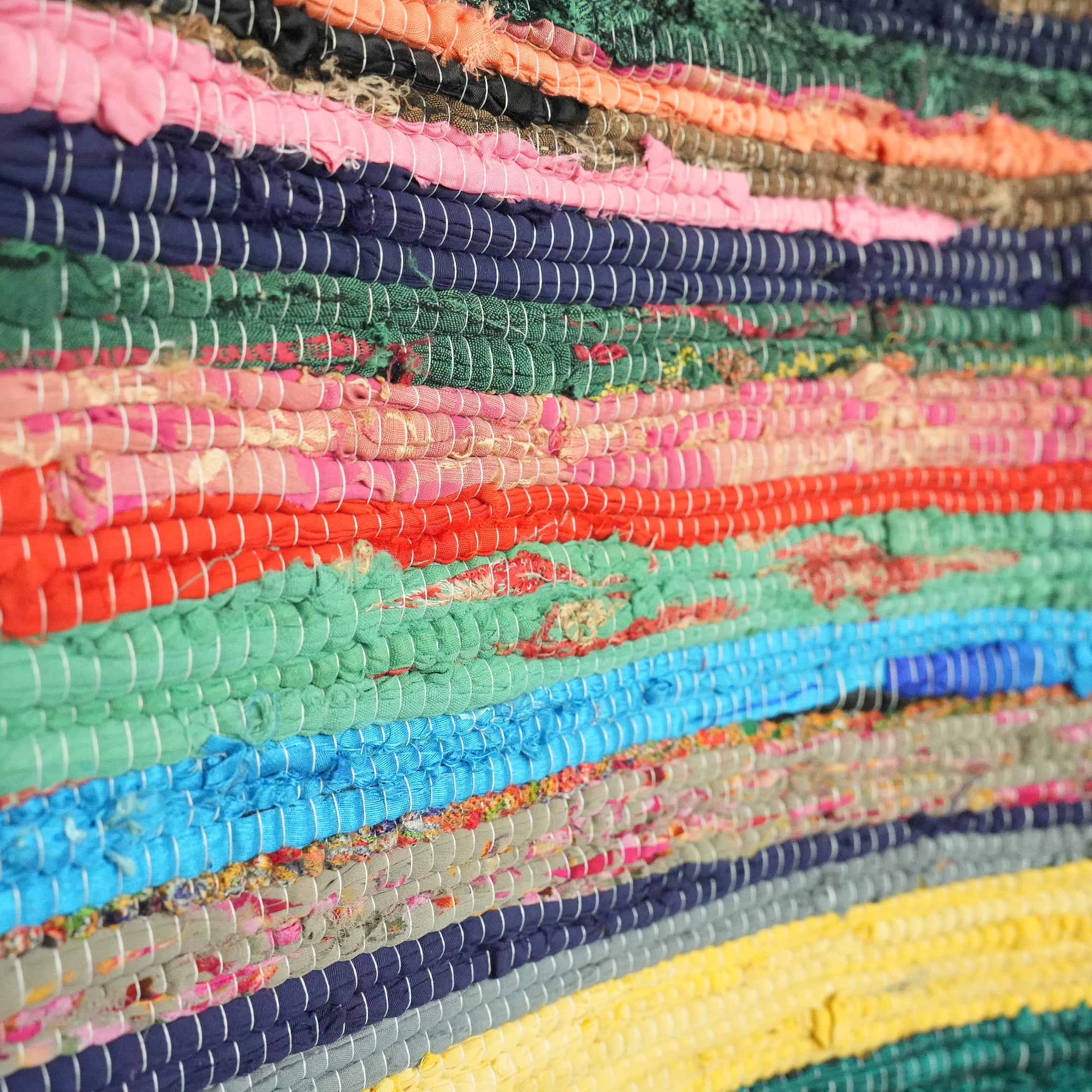 SCRAP FABRIC RUG C