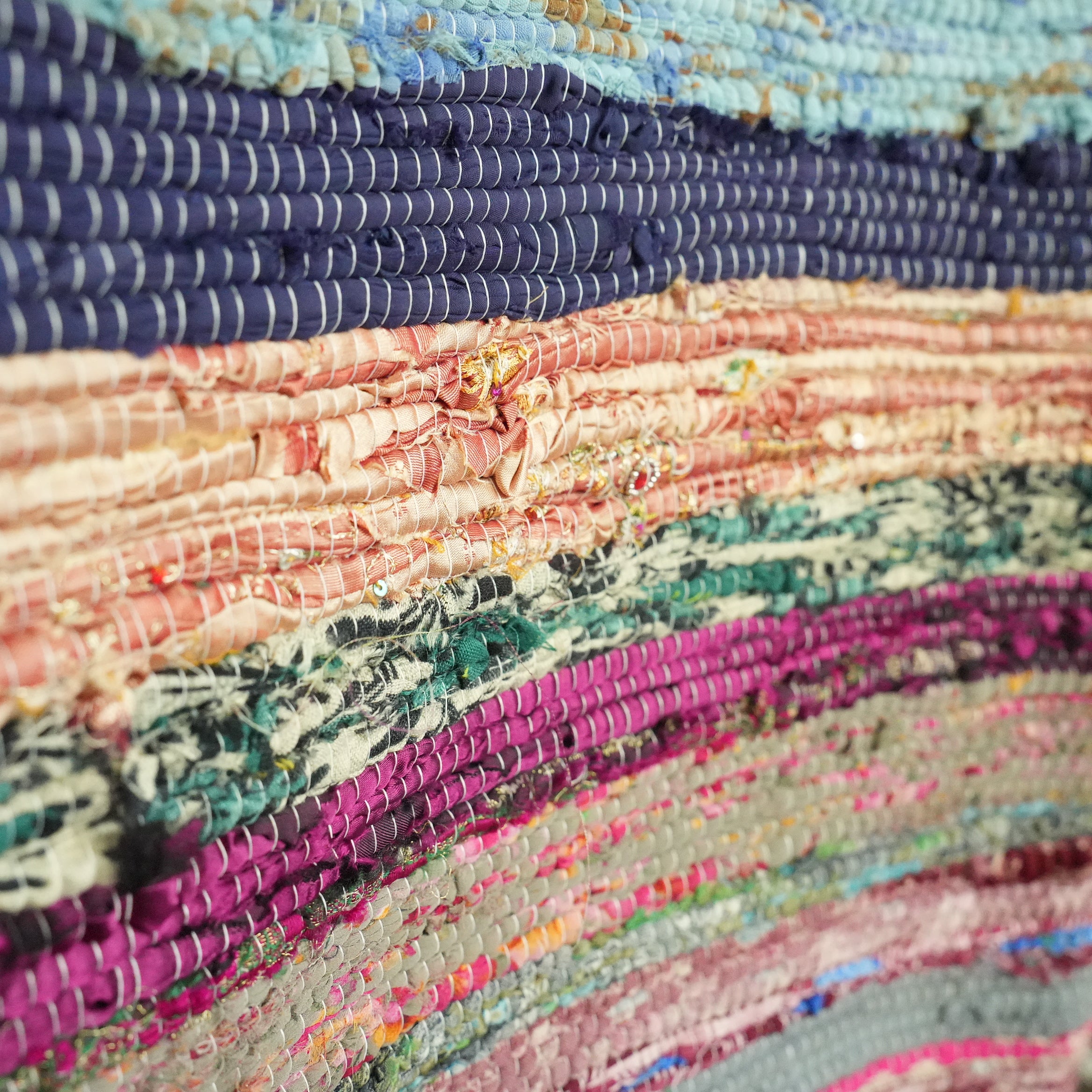 SCRAP FABRIC RUG C
