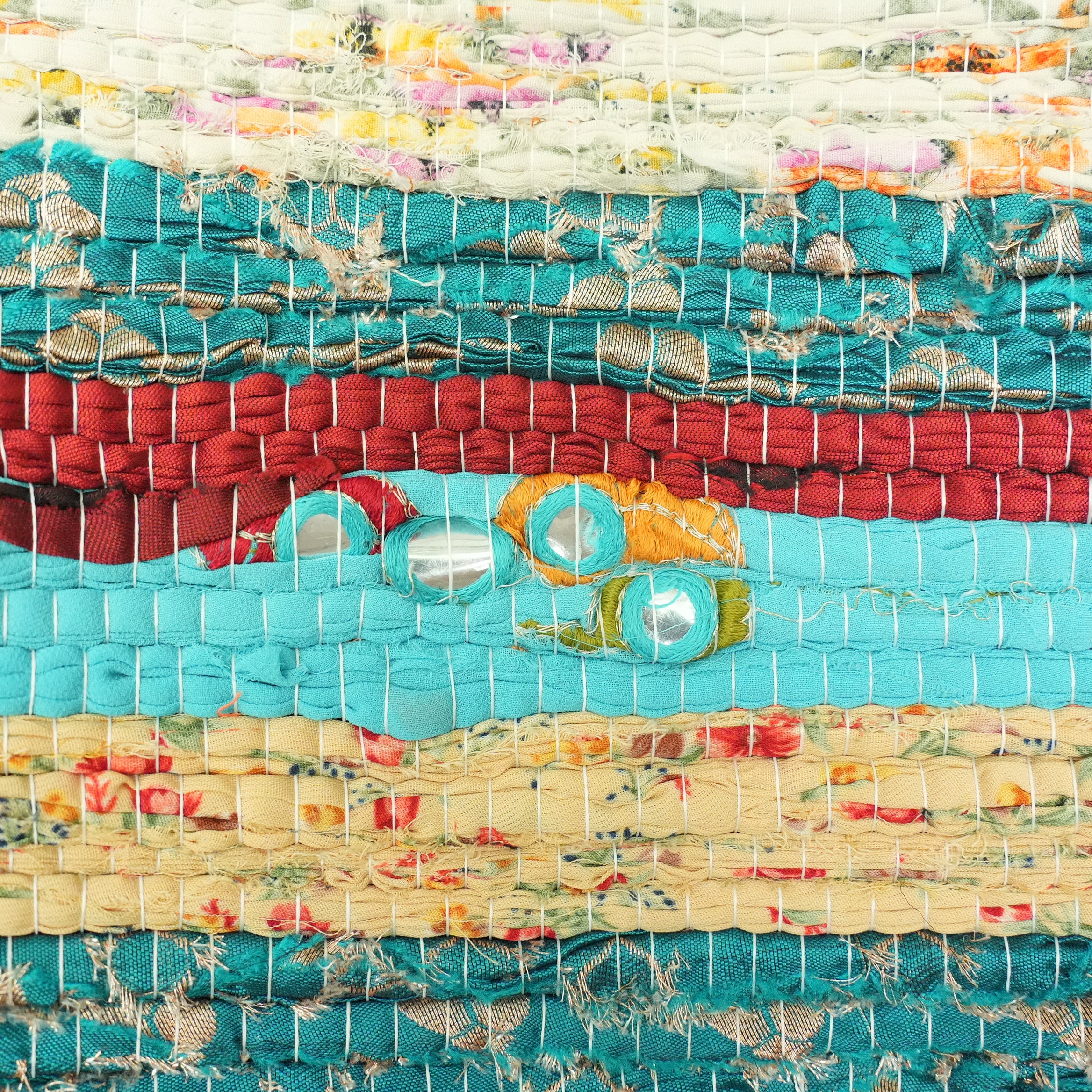 SCRAP FABRIC RUG C
