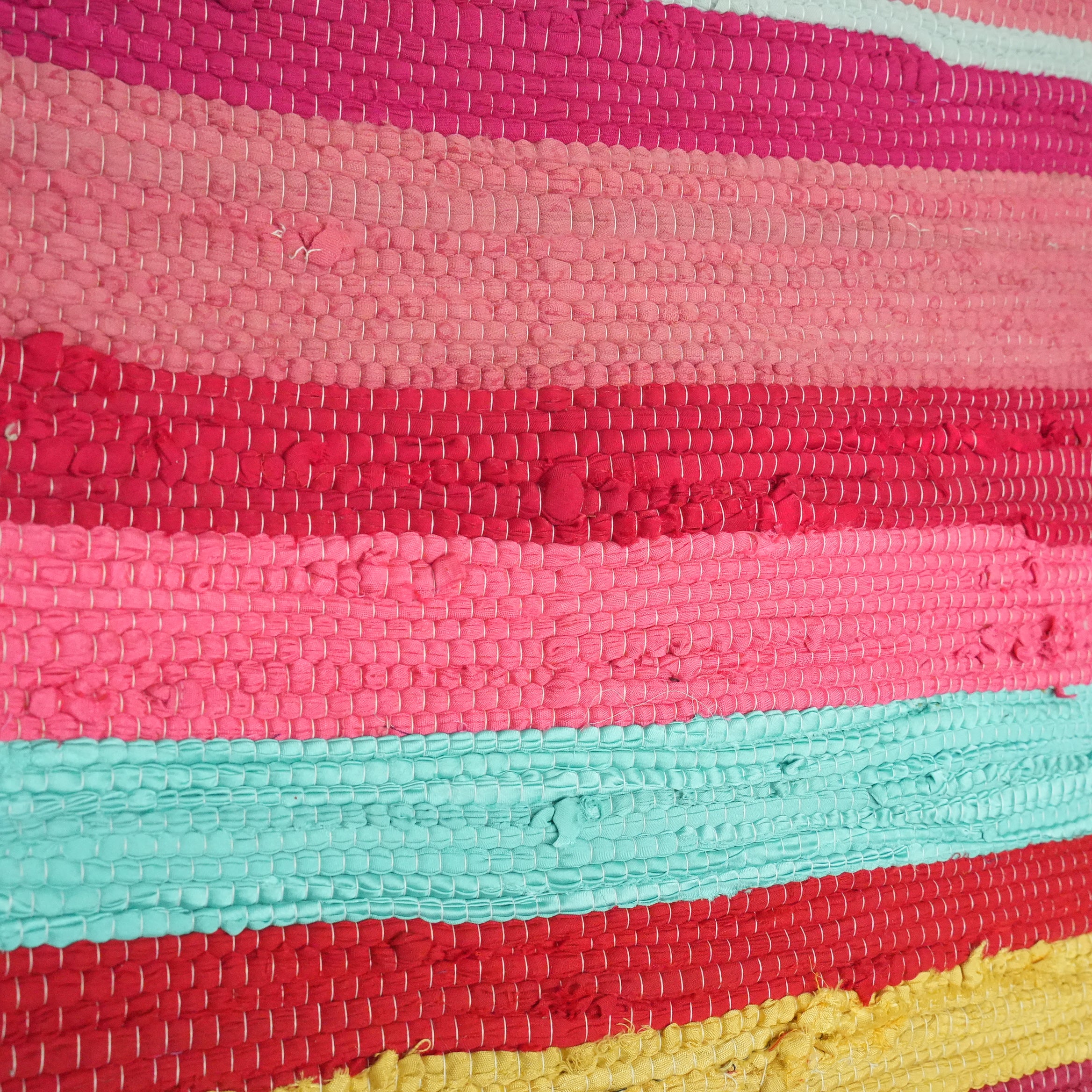 SCRAP FABRIC RUG E