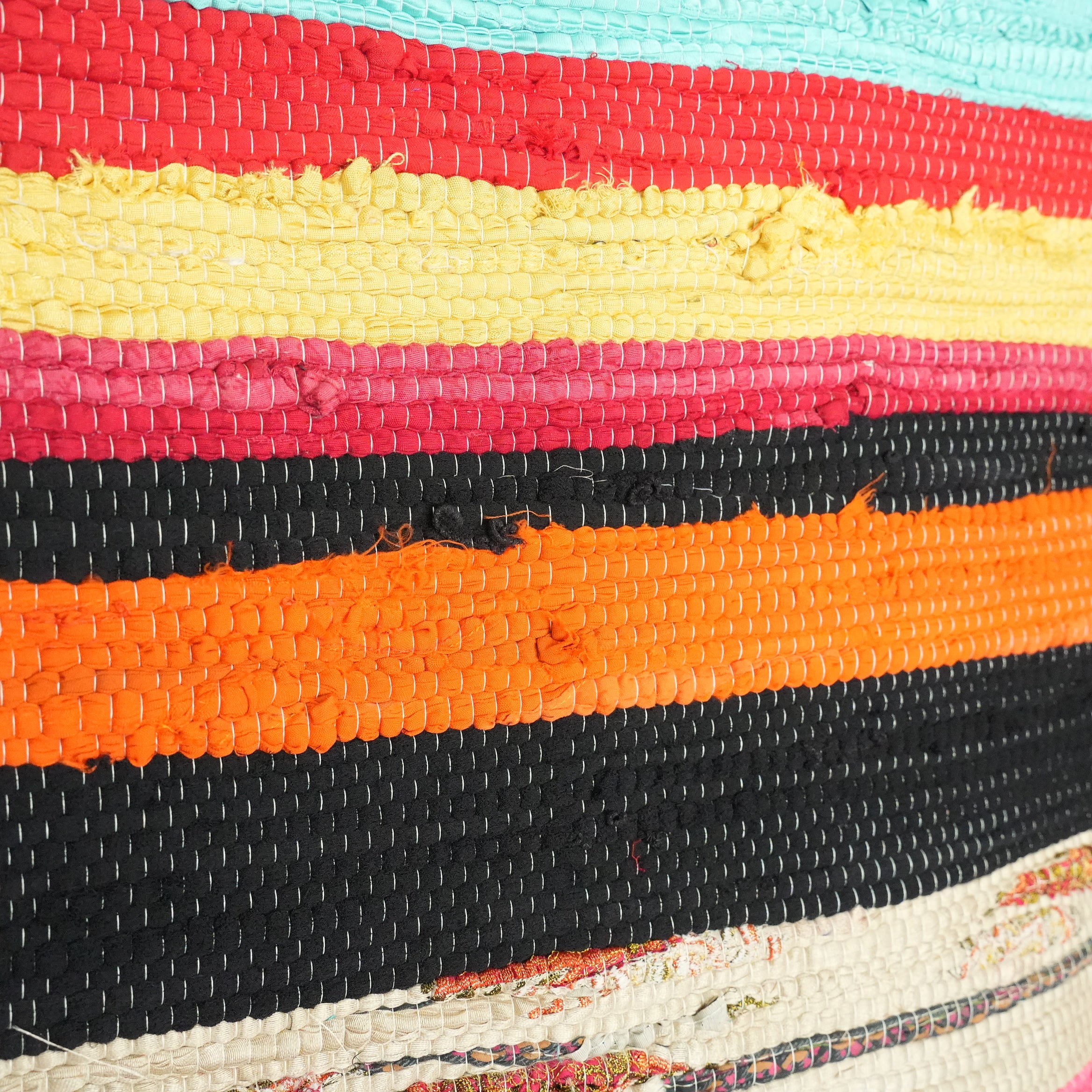 SCRAP FABRIC RUG E