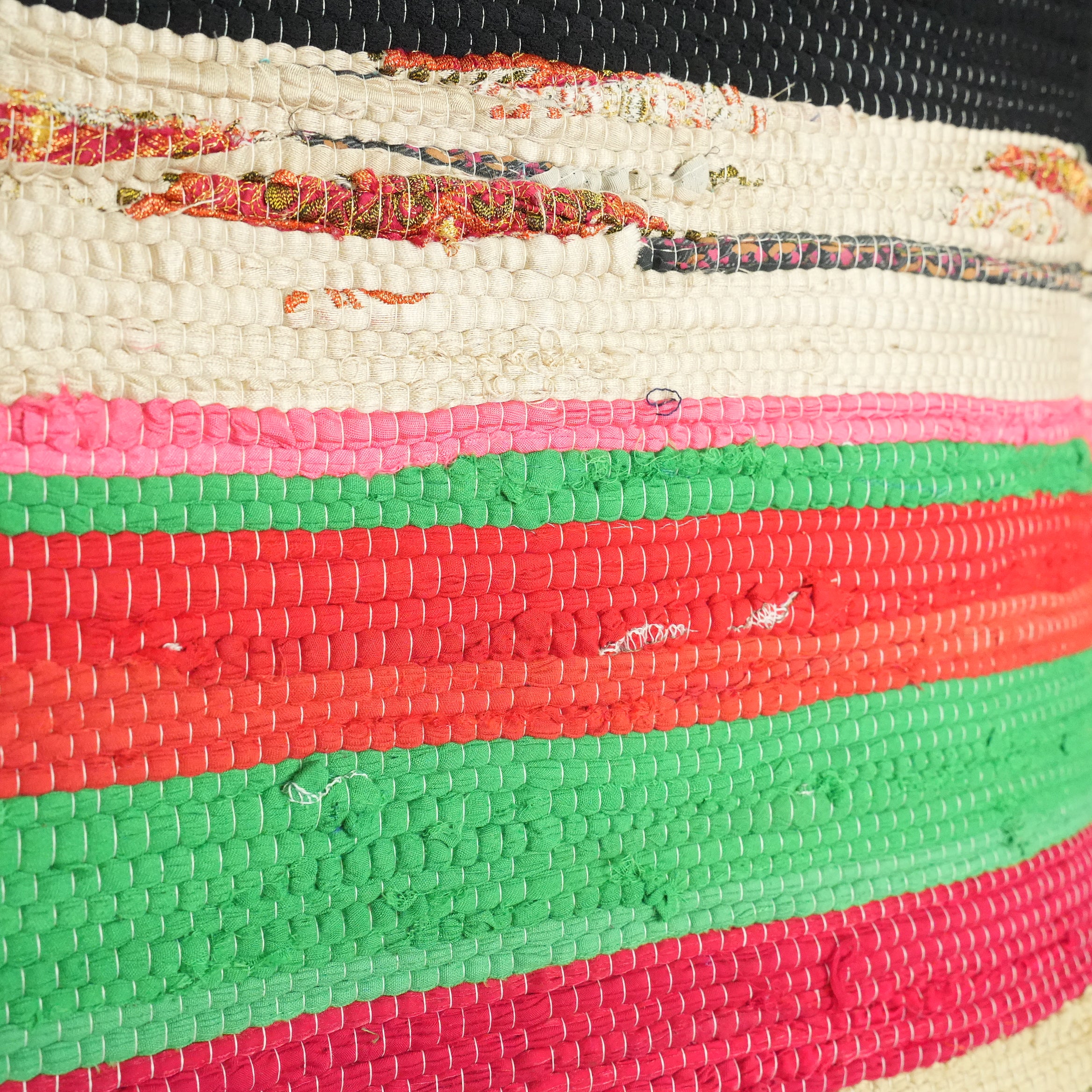 SCRAP FABRIC RUG E
