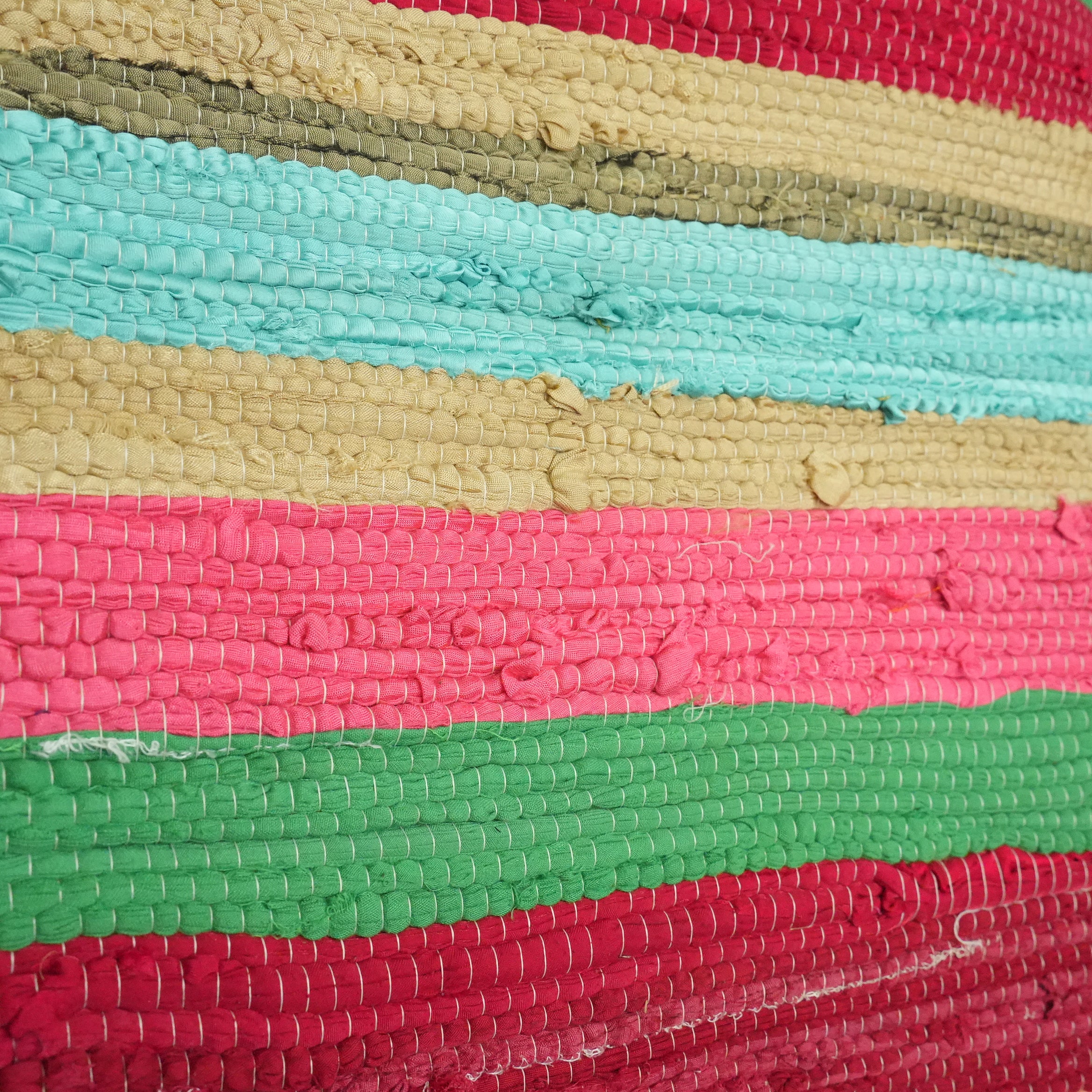 SCRAP FABRIC RUG E