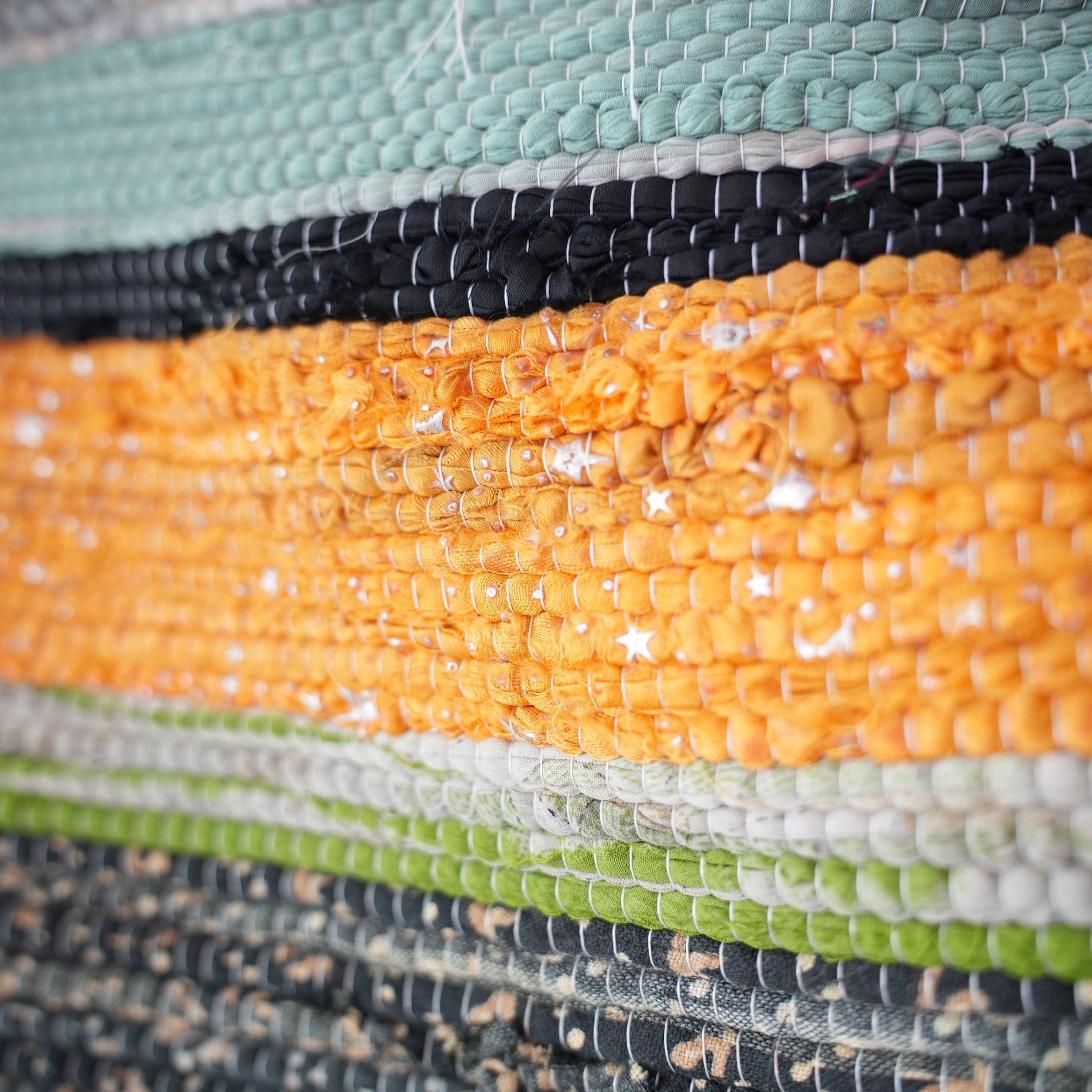 SCRAP FABRIC RUG A