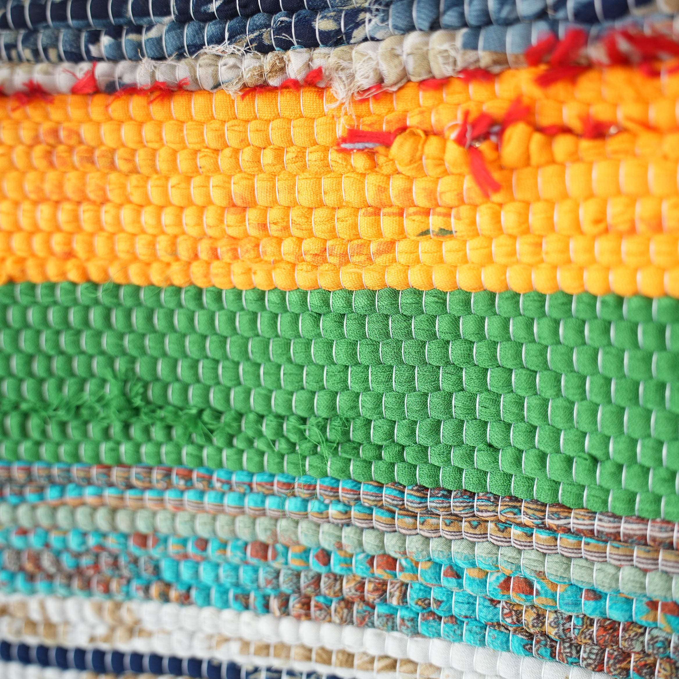SCRAP FABRIC RUG A