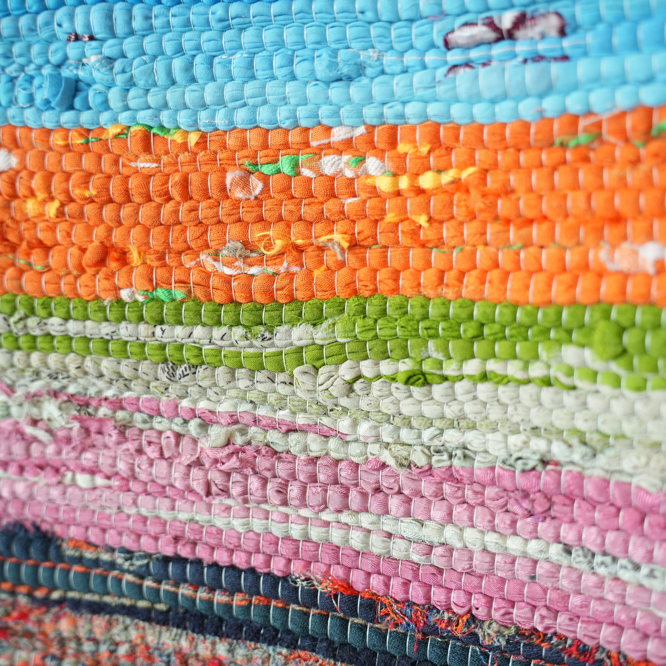 SCRAP FABRIC RUG A