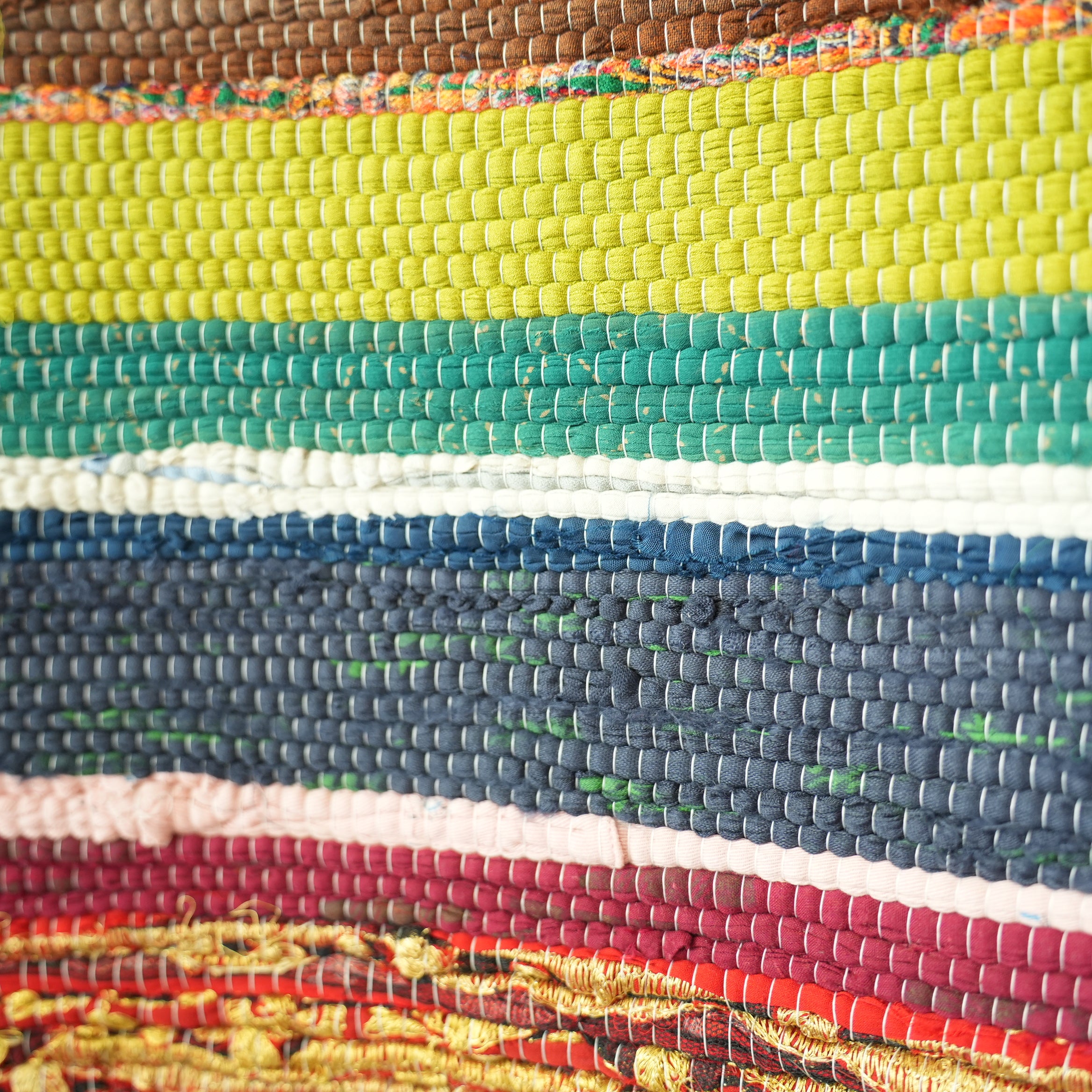 SCRAP FABRIC RUG A