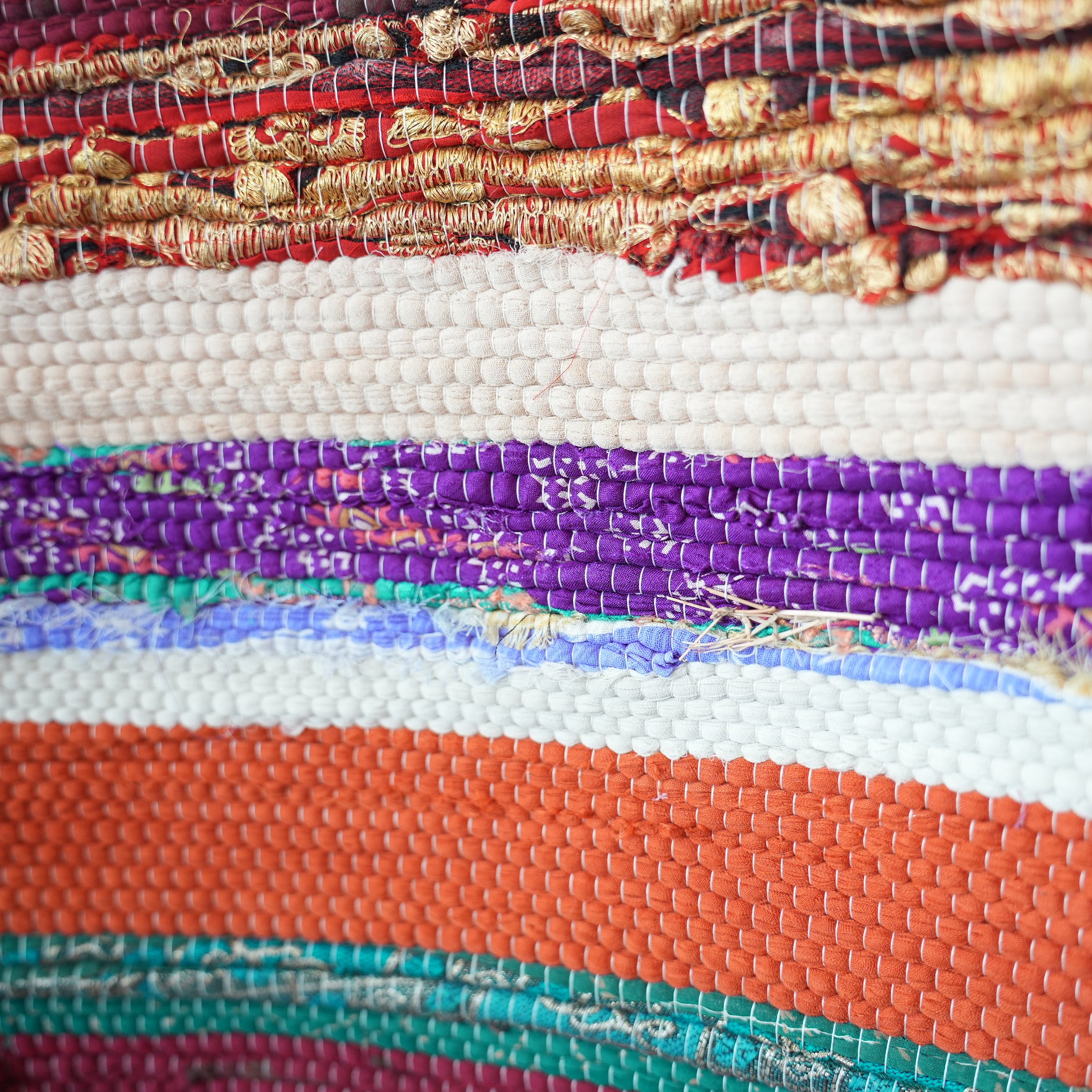 SCRAP FABRIC RUG A