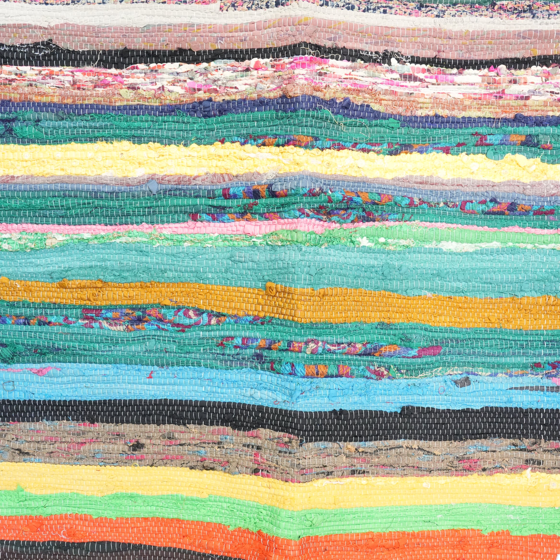 SCRAP FABRIC RUG F