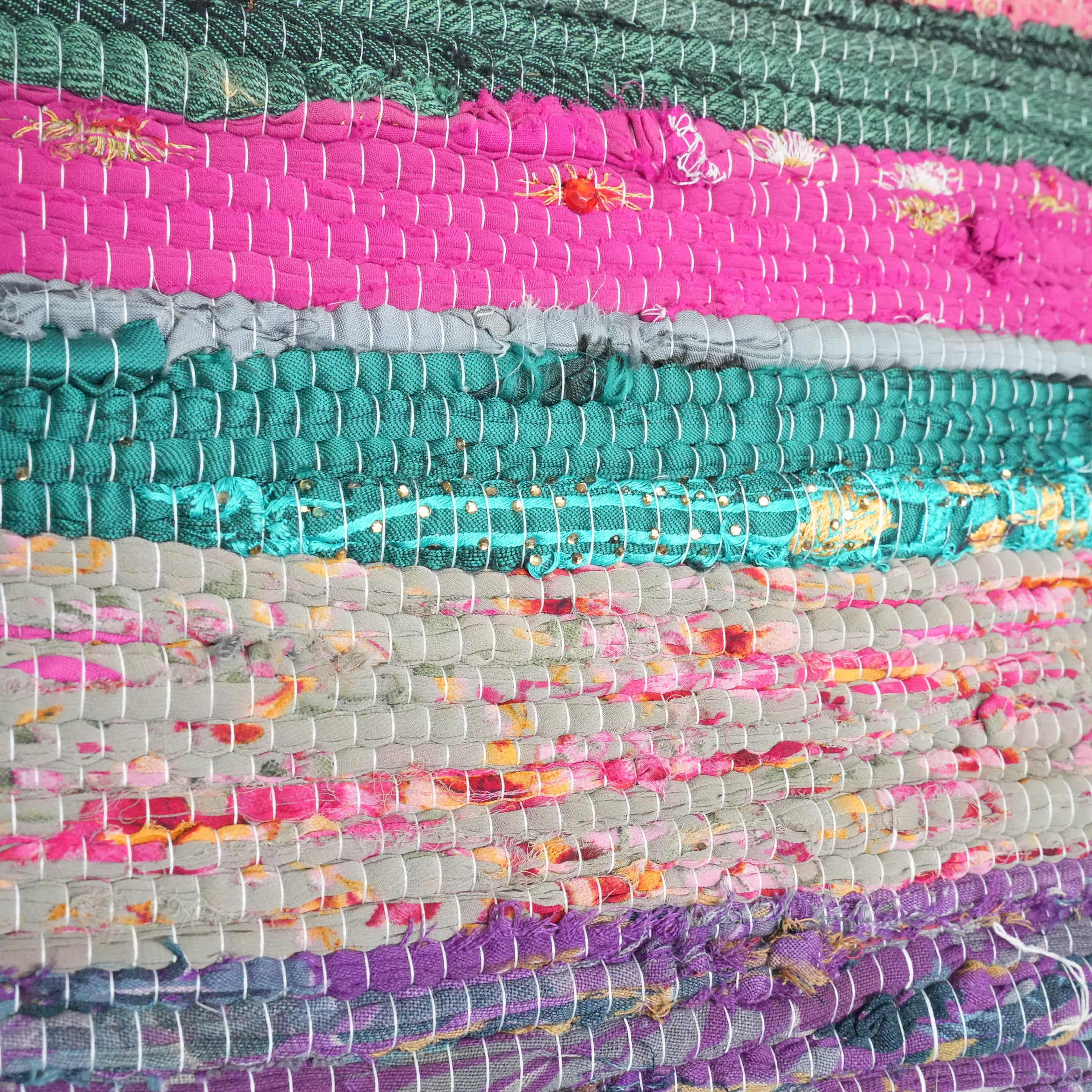 SCRAP FABRIC RUG F