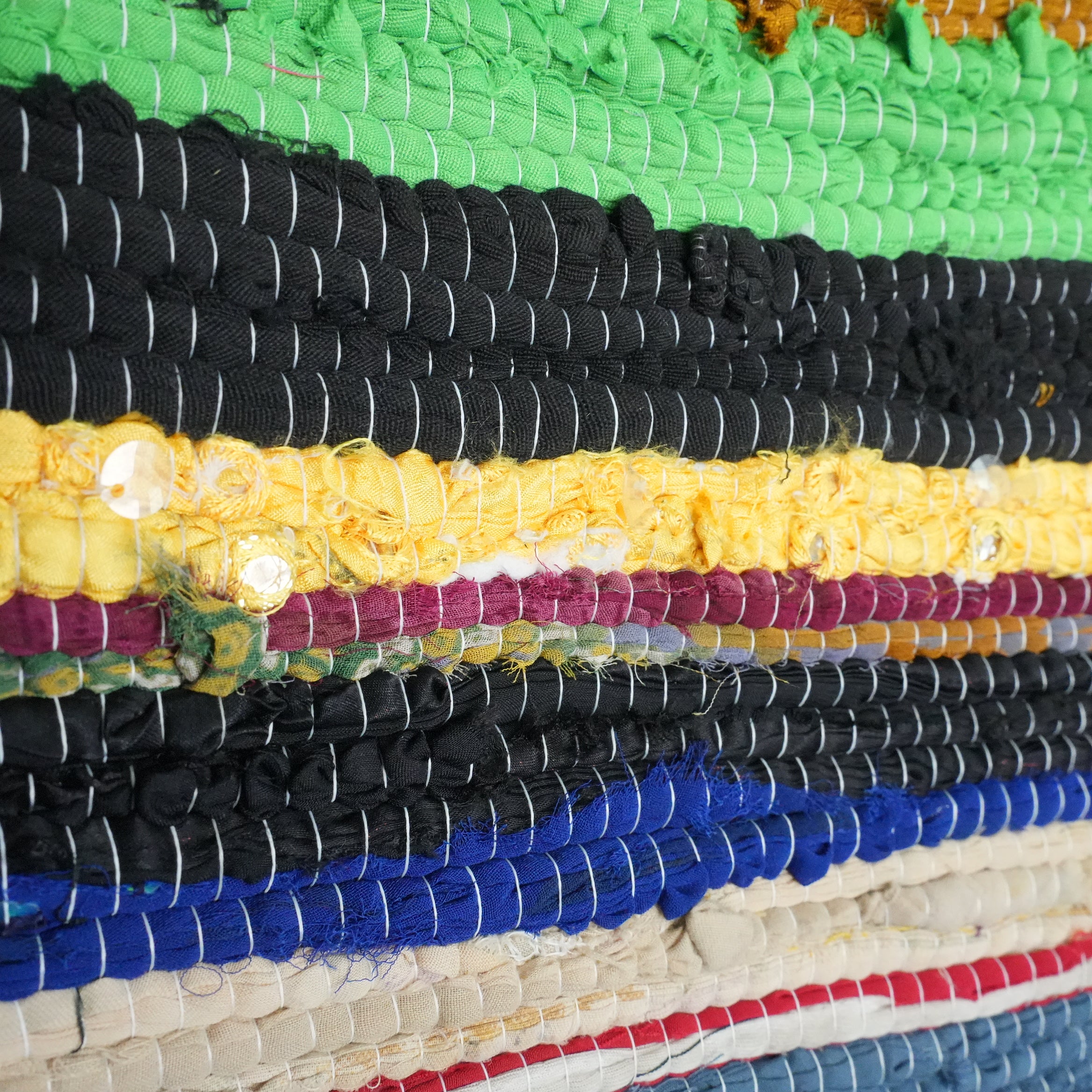 SCRAP FABRIC RUG F