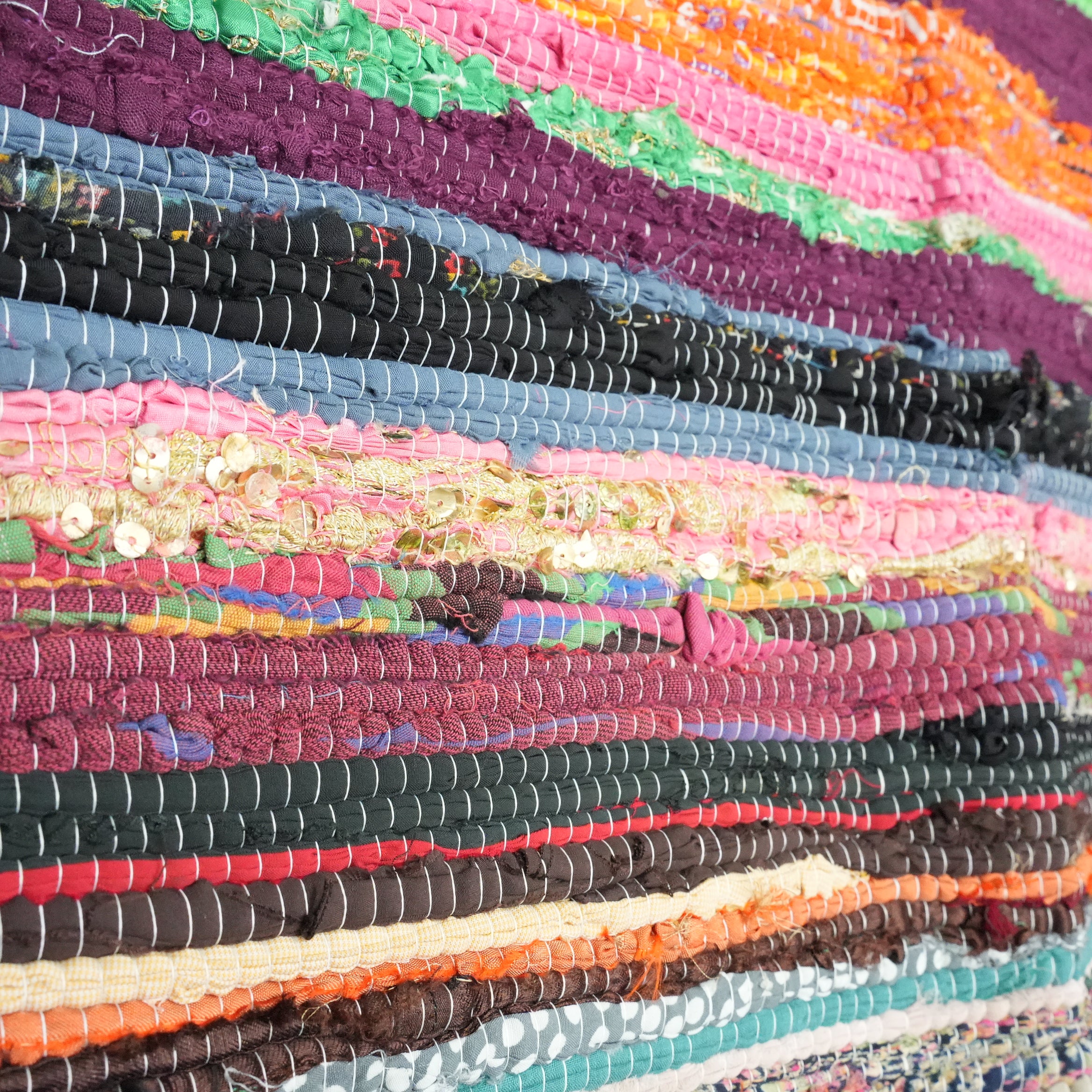 SCRAP FABRIC RUG F