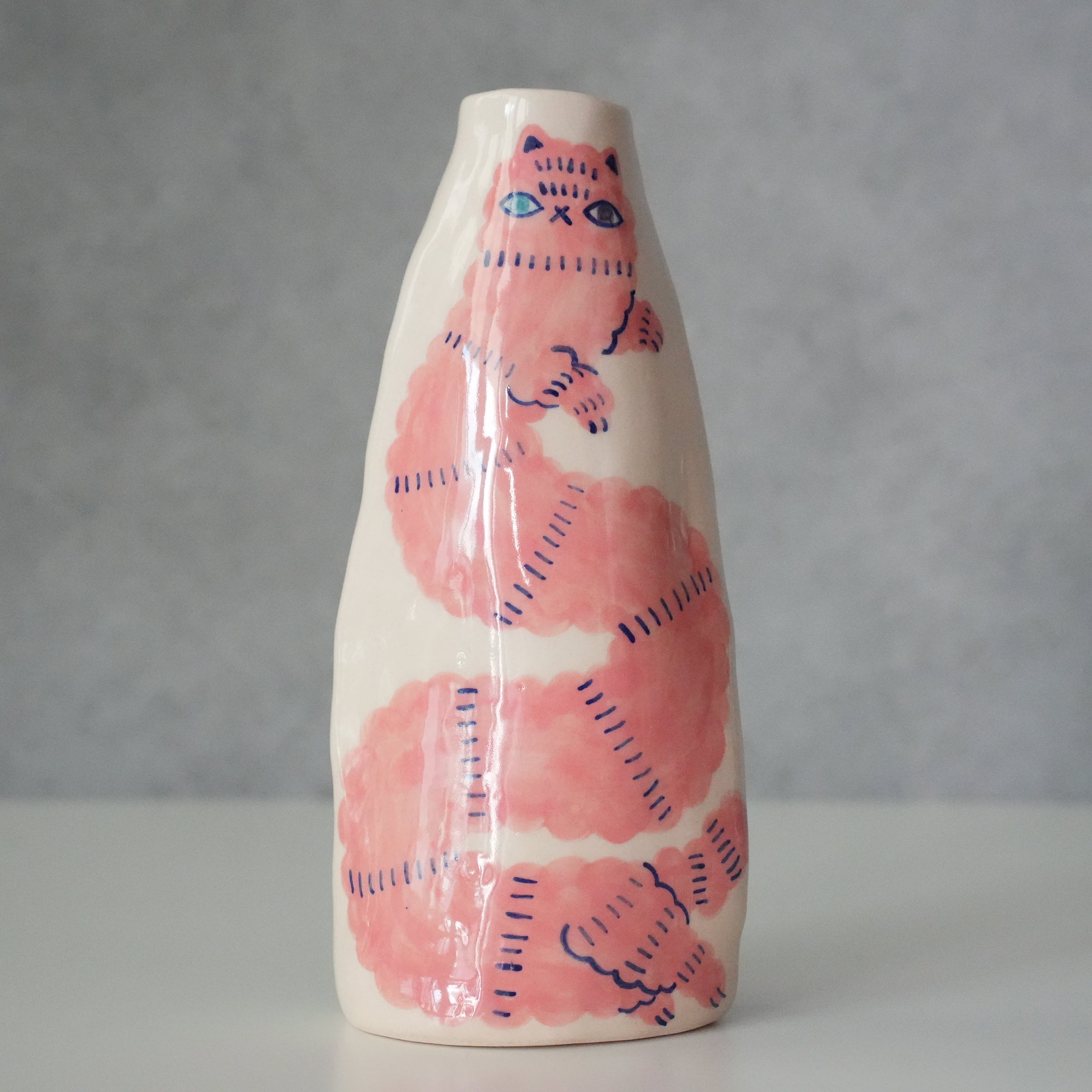 Cat Flower Vase A