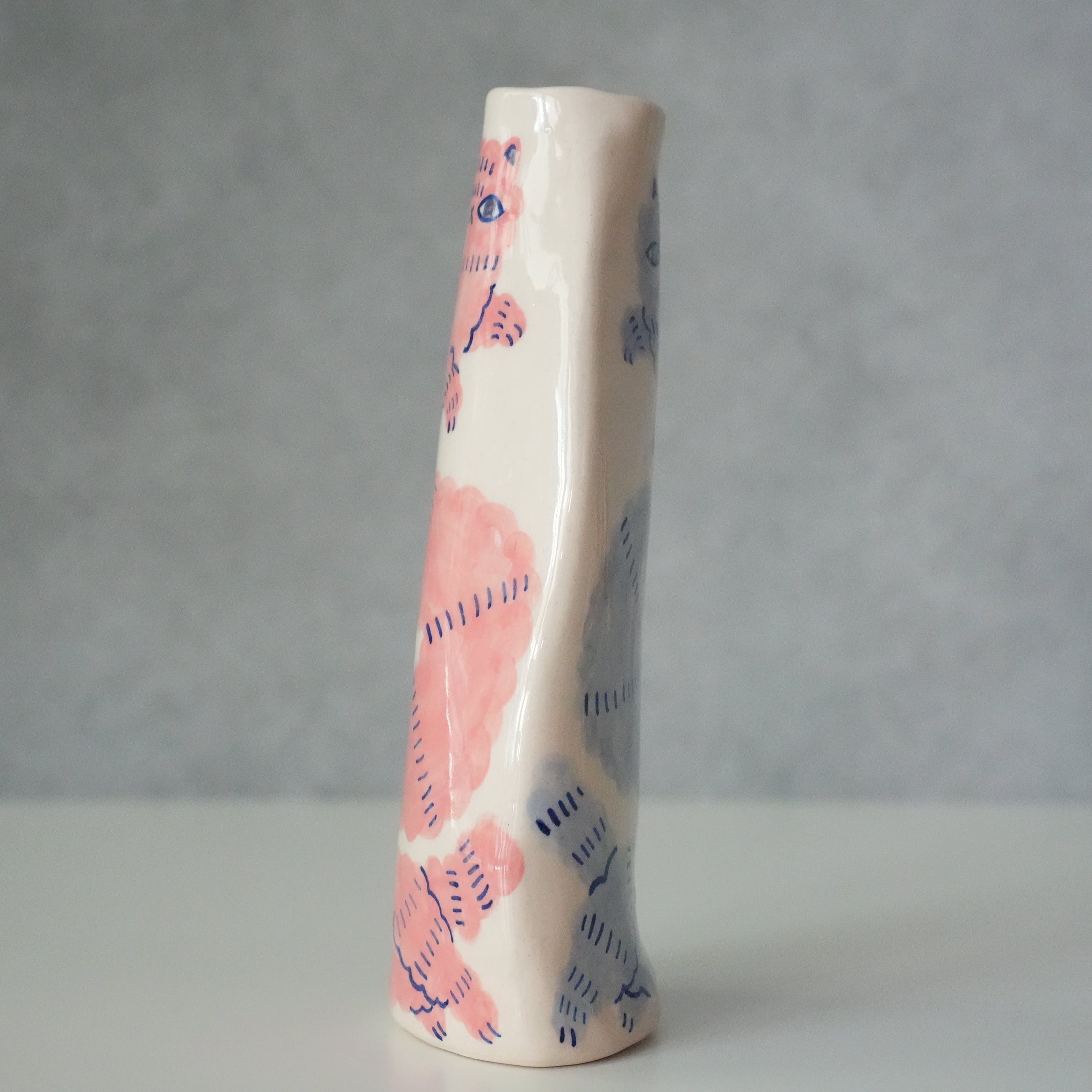 Cat Flower Vase A