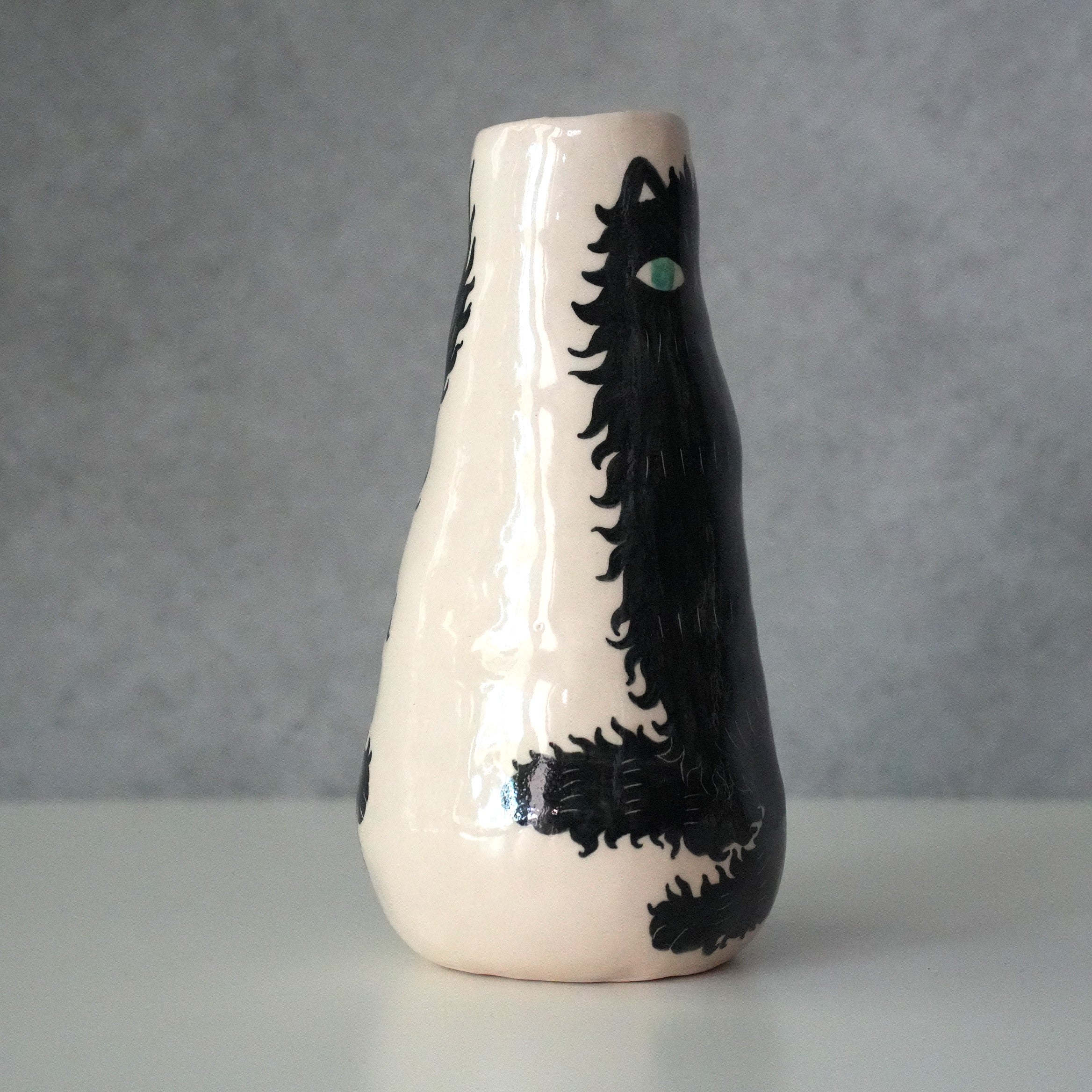 Cat Flower Vase B