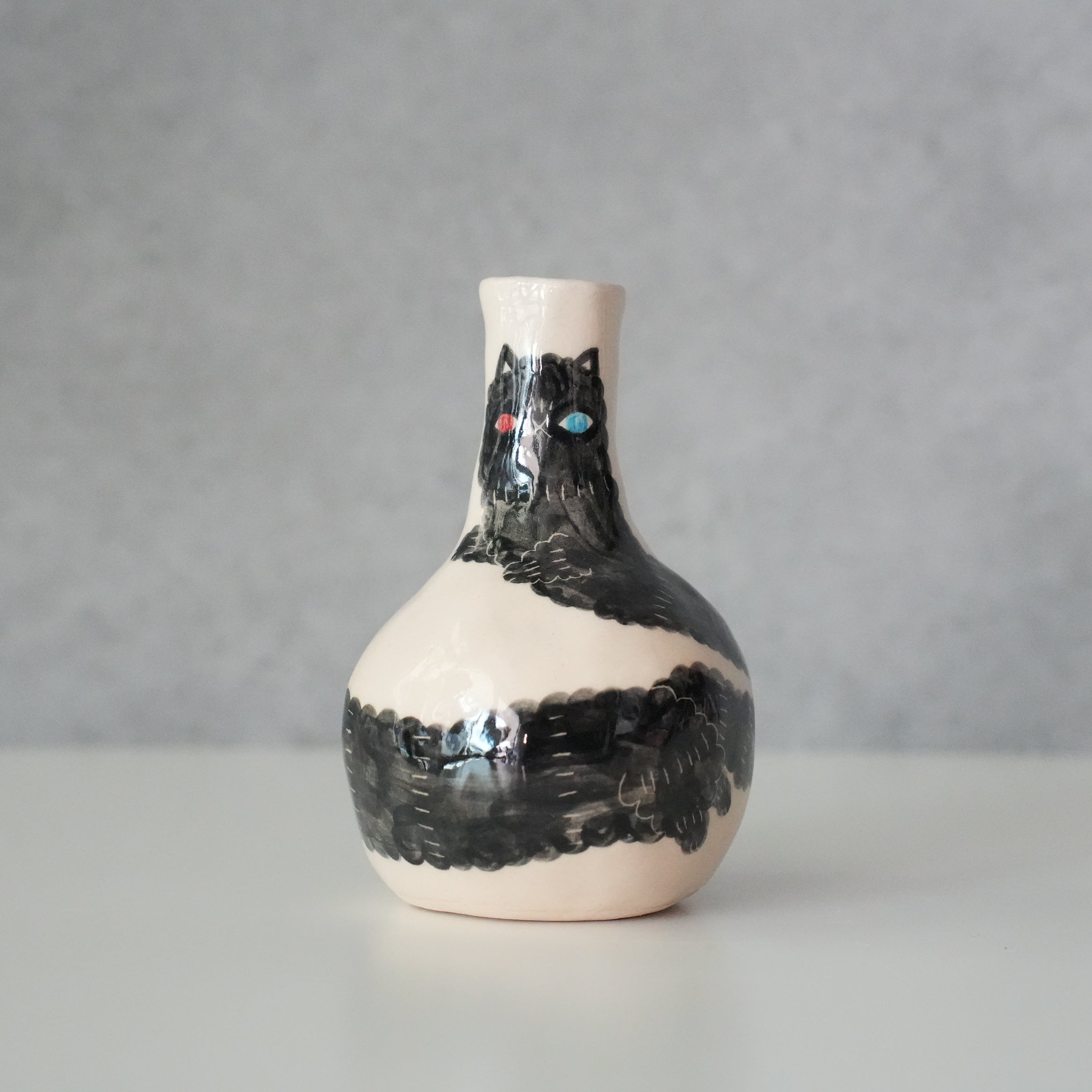 Cat Flower Vase D
