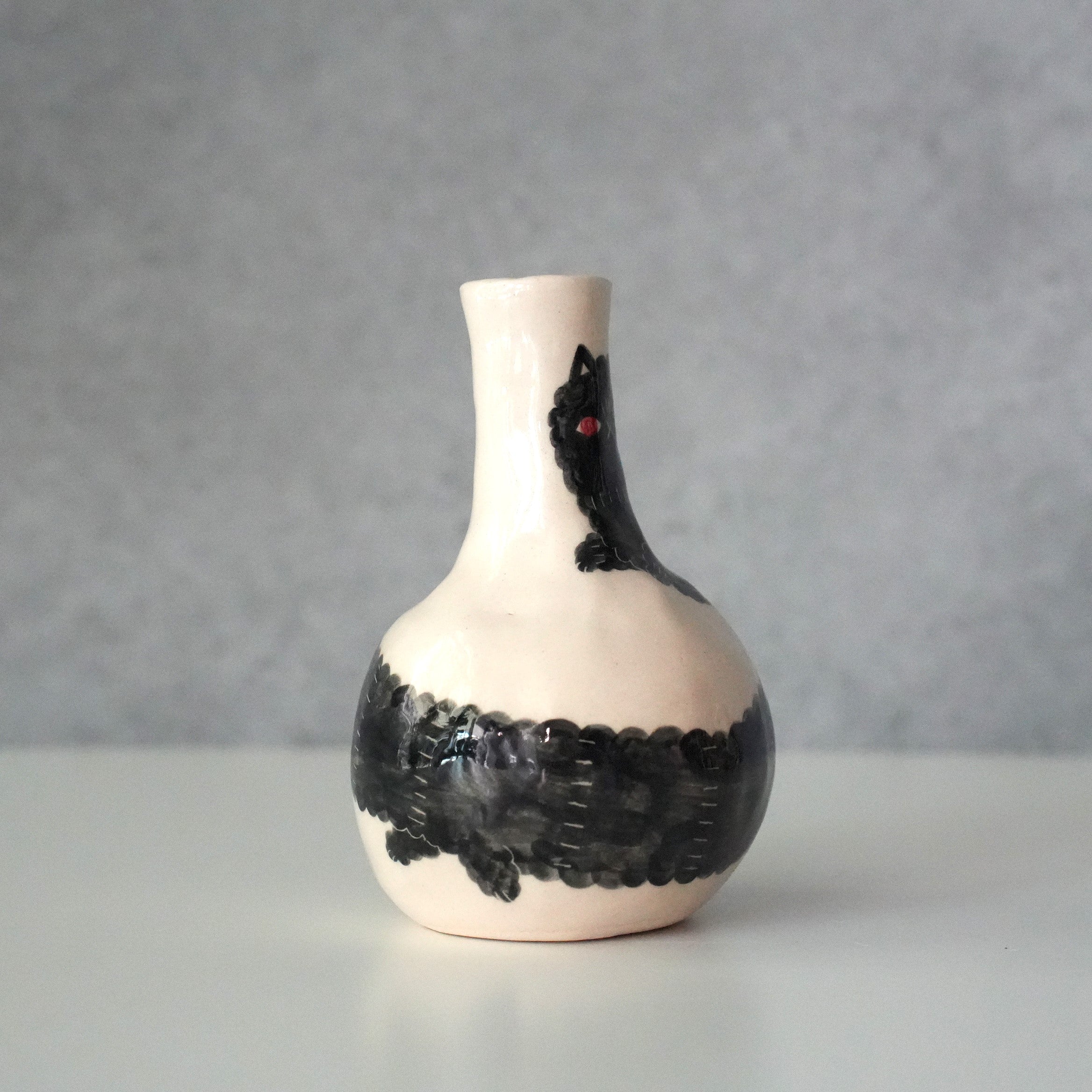 Cat Flower Vase D