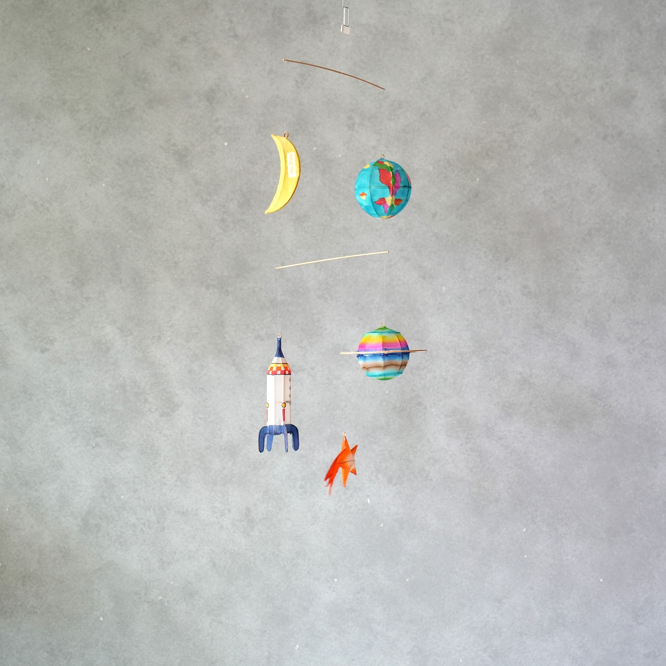 Bamboo Planets Mobile