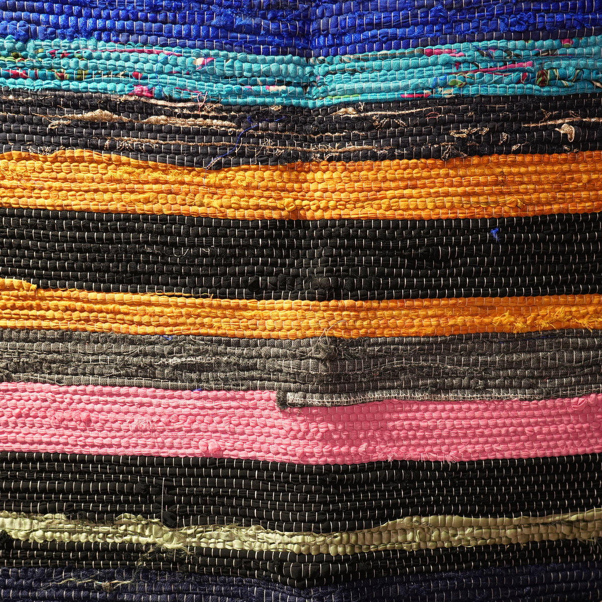 SCRAP FABRIC RUG A