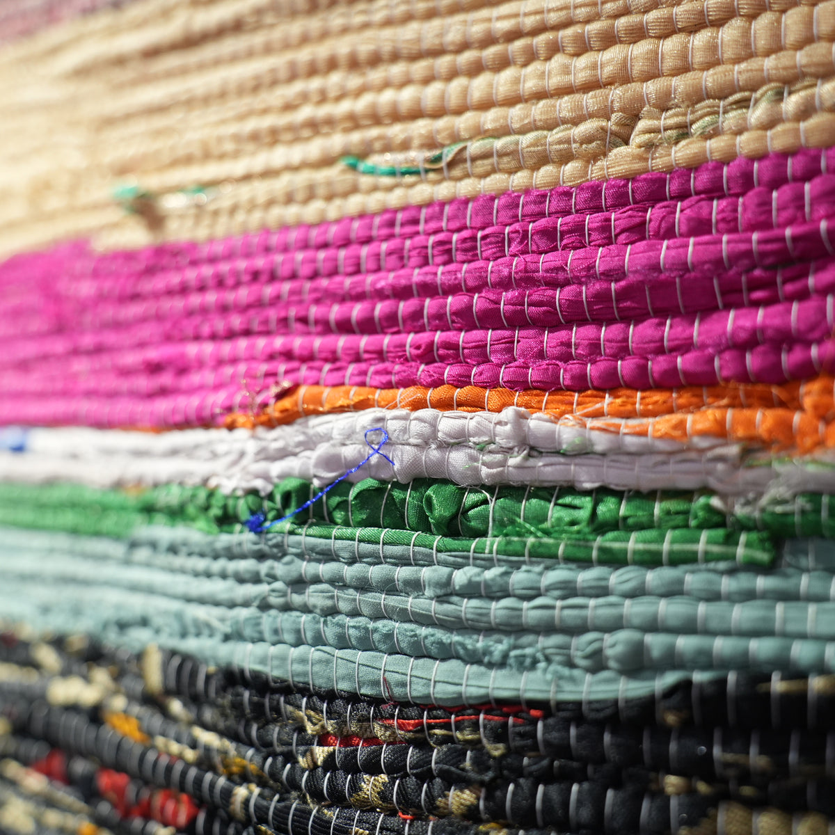SCRAP FABRIC RUG A