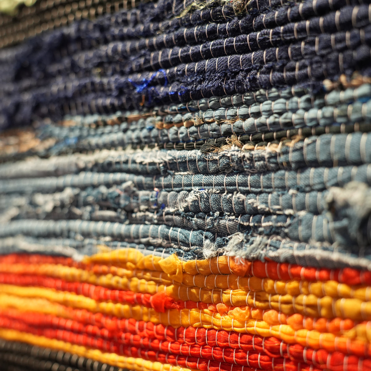 SCRAP FABRIC RUG A