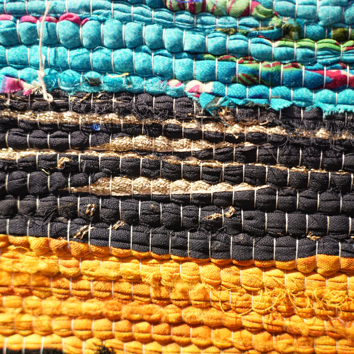 SCRAP FABRIC RUG A