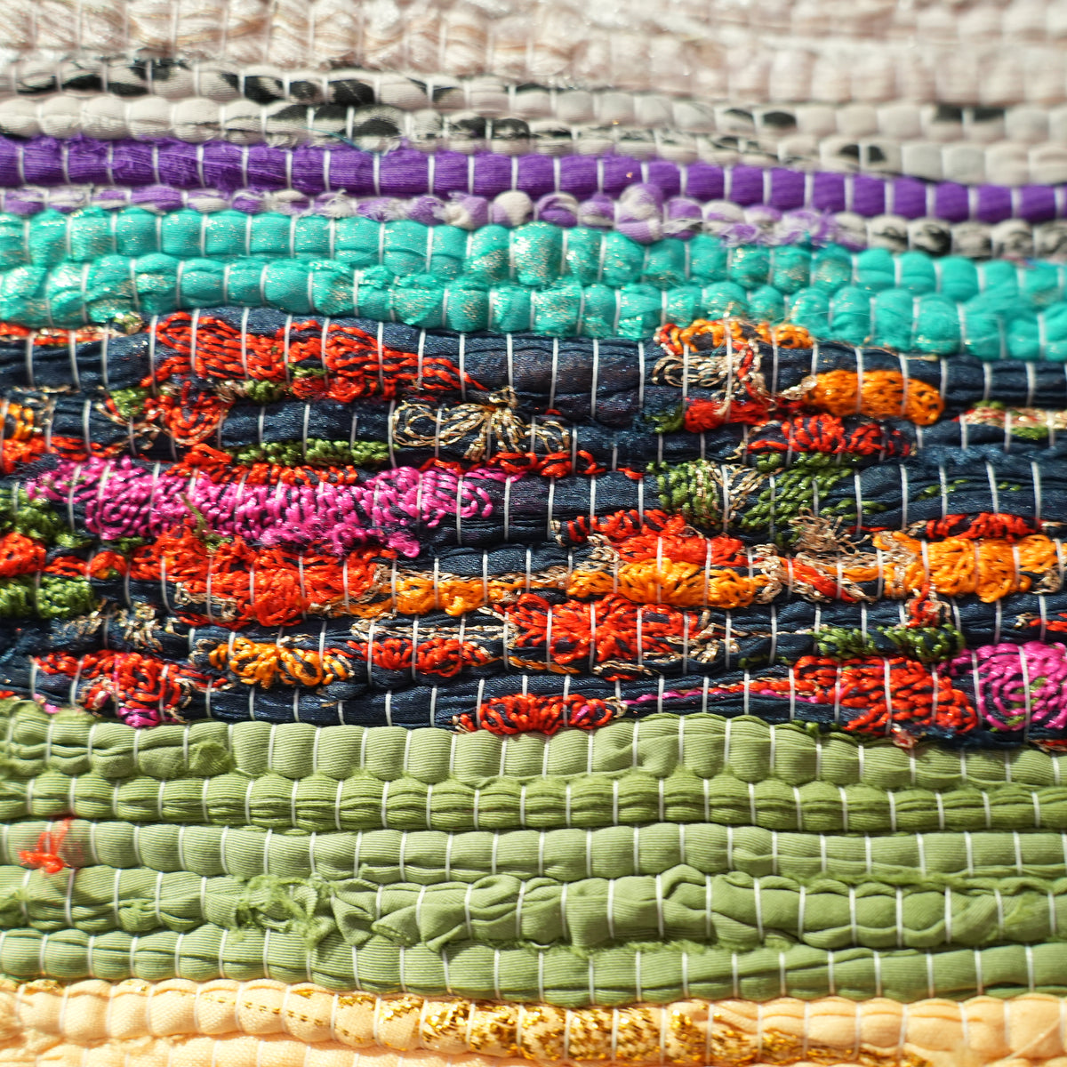 SCRAP FABRIC RUG B