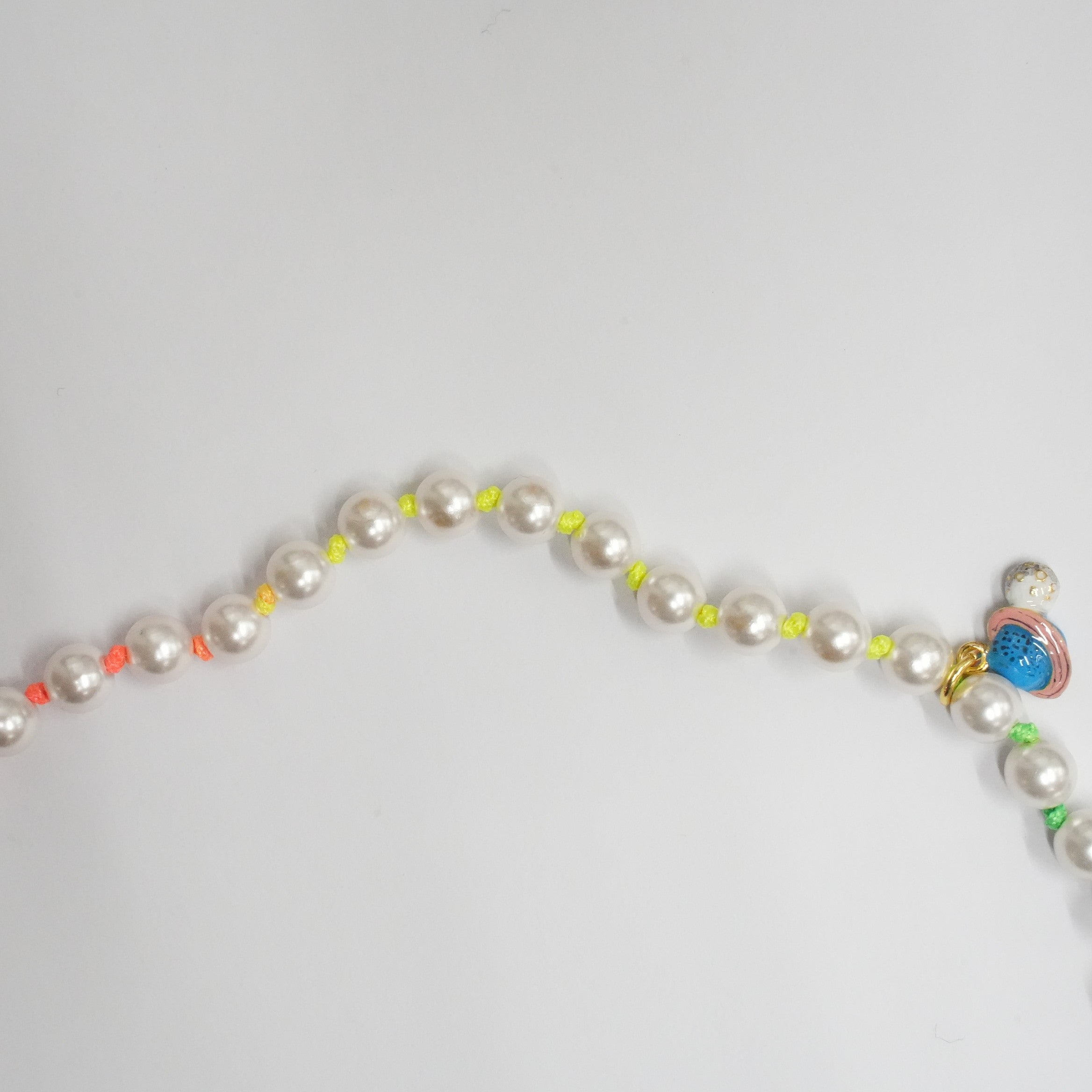 SPACE WALKER PEARL CHOKER NECKLACE