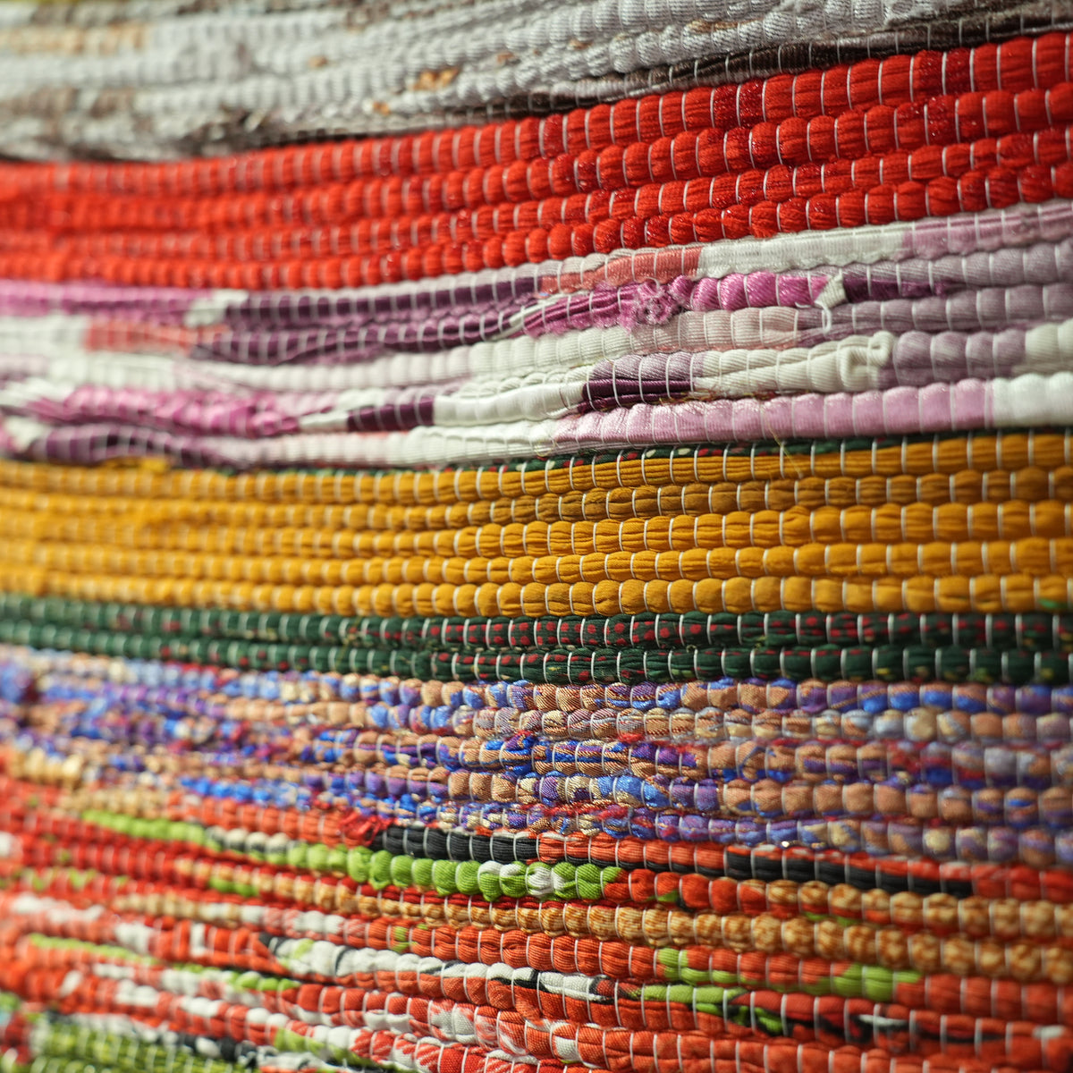 SCRAP FABRIC RUG D