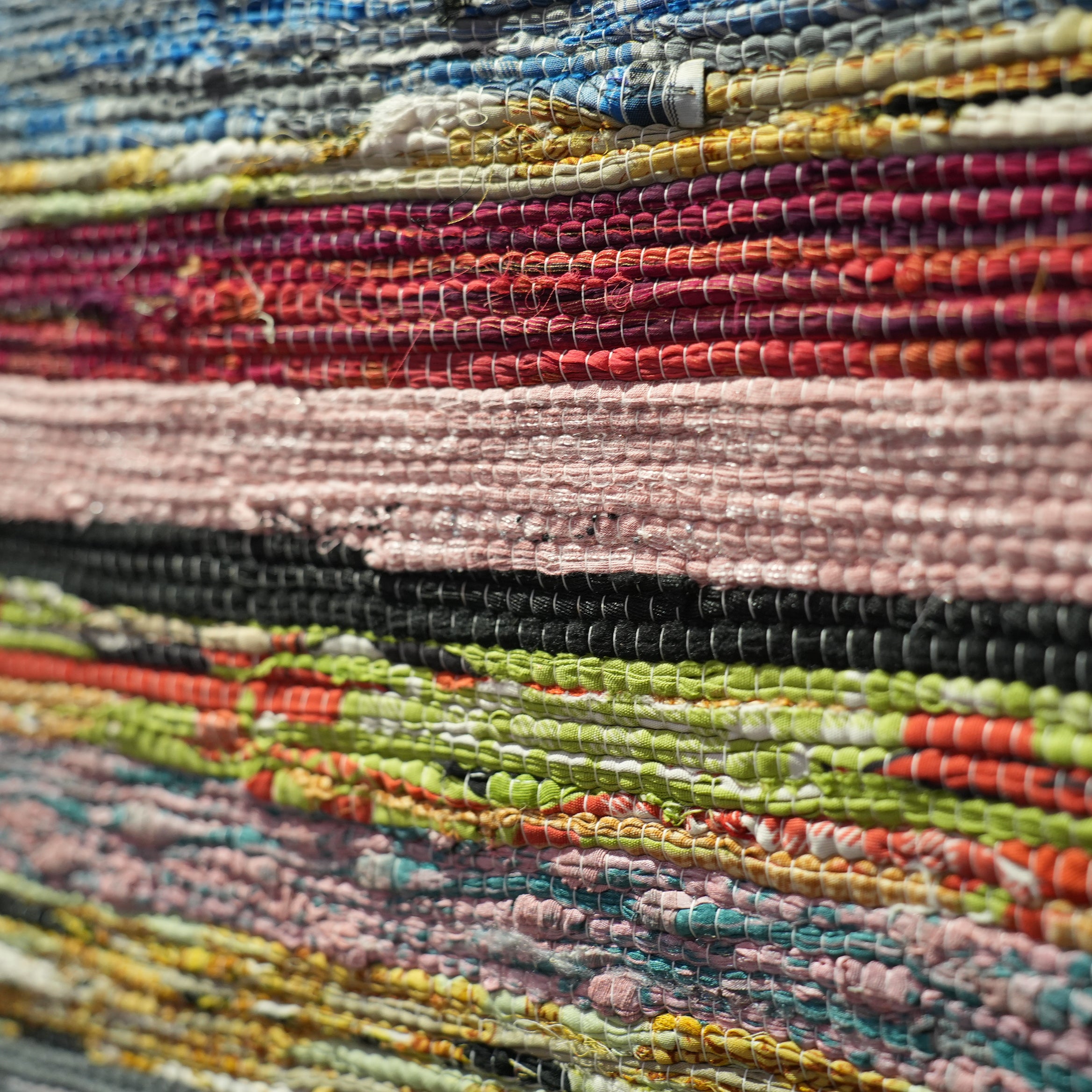 SCRAP FABRIC RUG D