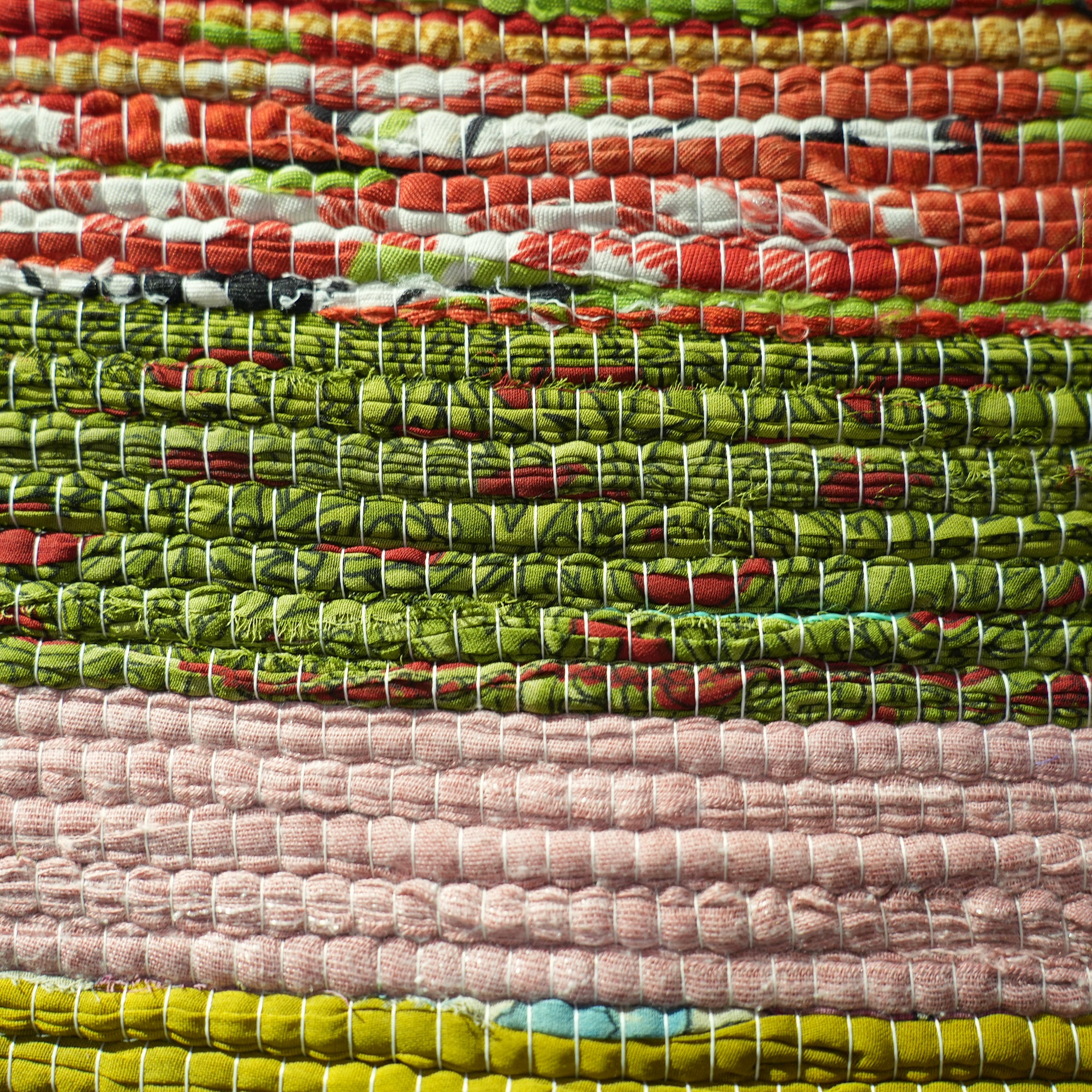 SCRAP FABRIC RUG D