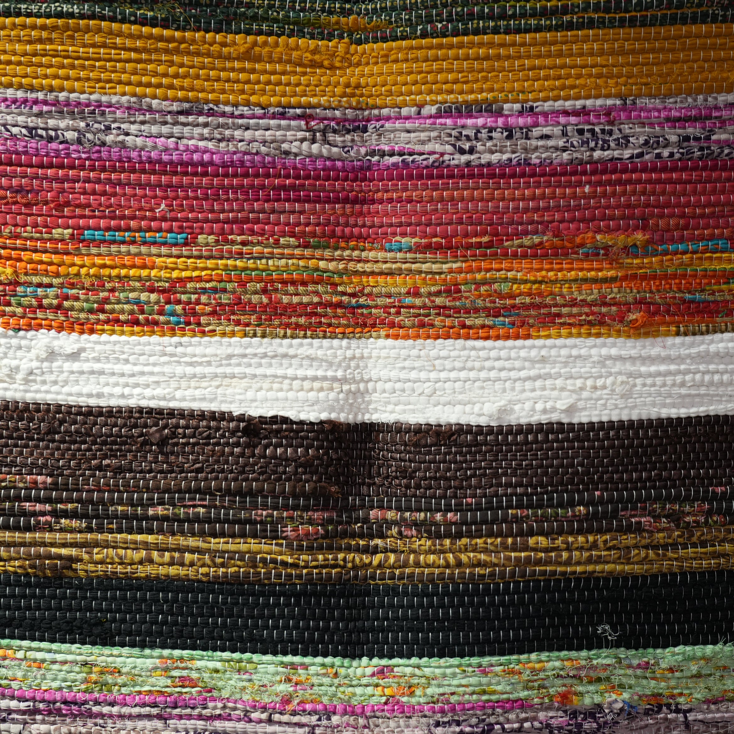 SCRAP FABRIC RUG E