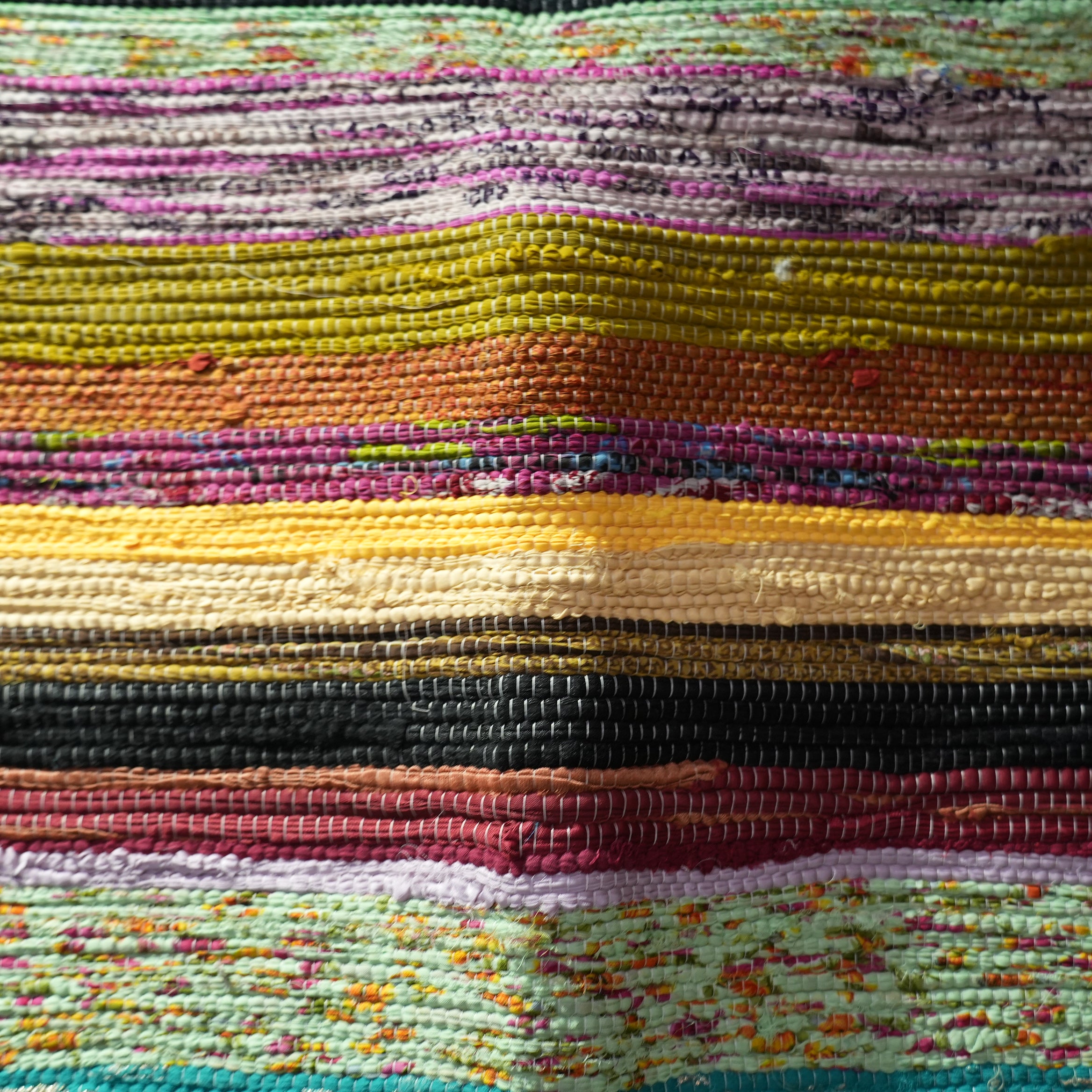SCRAP FABRIC RUG E
