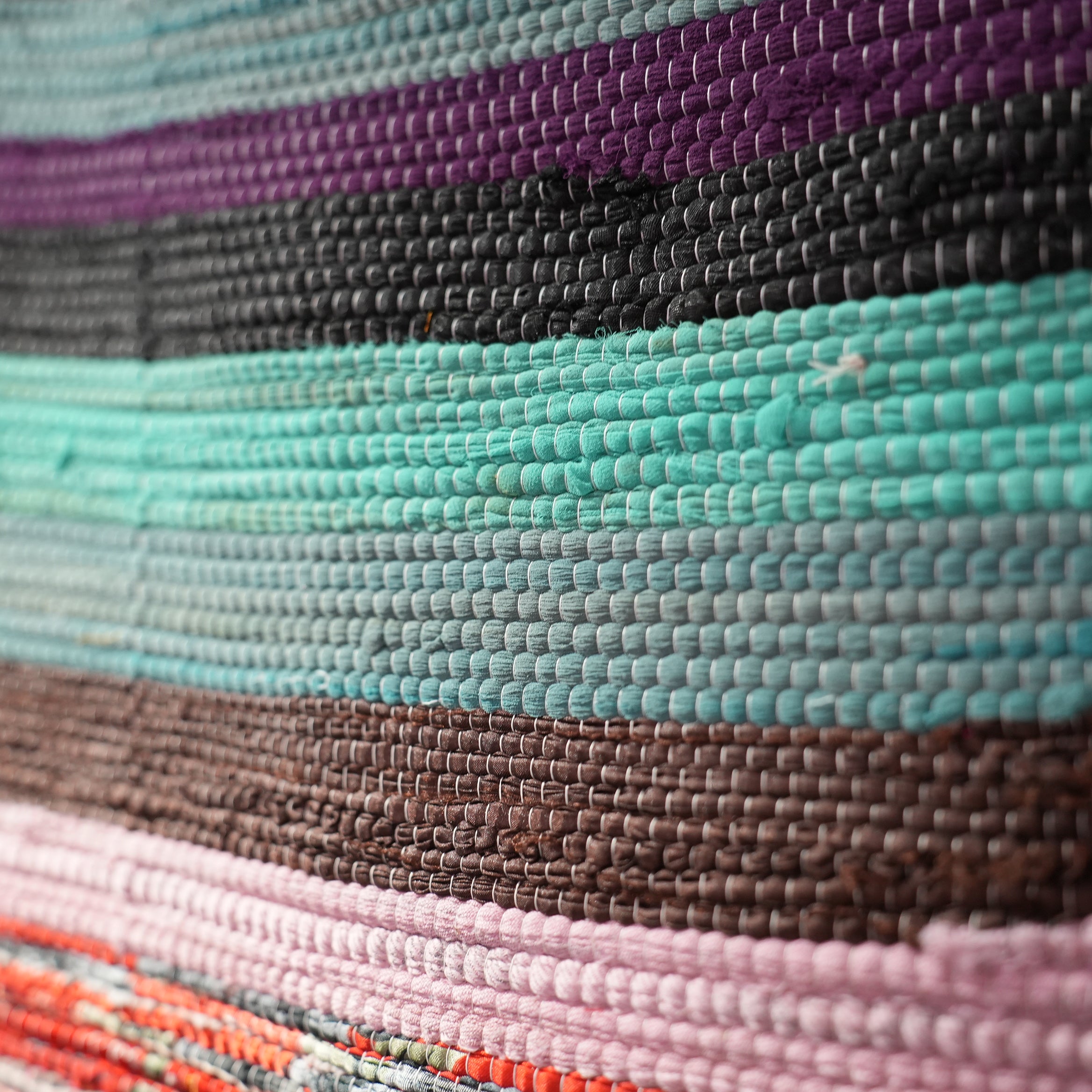 SCRAP FABRIC RUG E