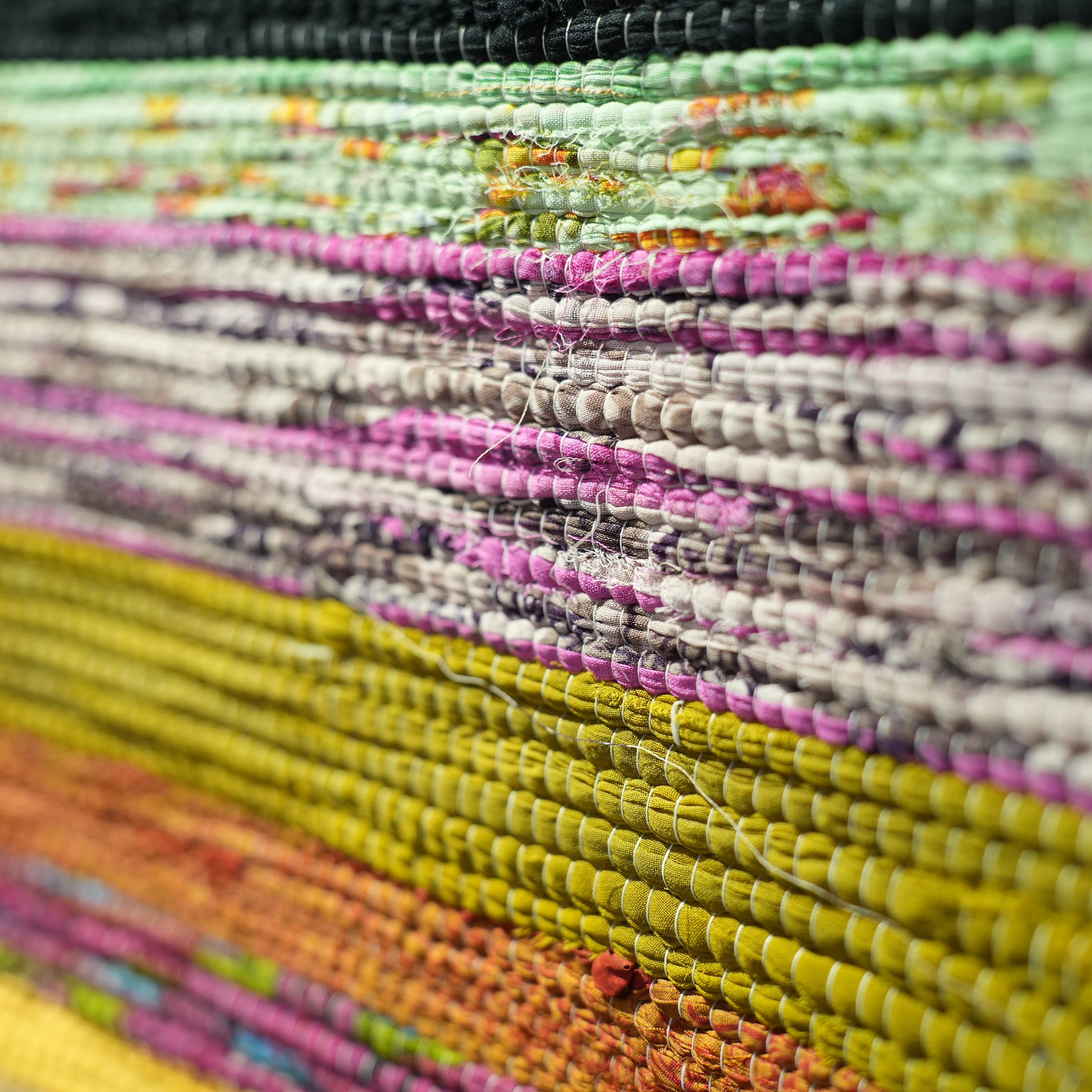 SCRAP FABRIC RUG E