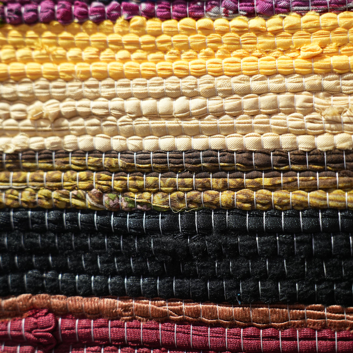 SCRAP FABRIC RUG E