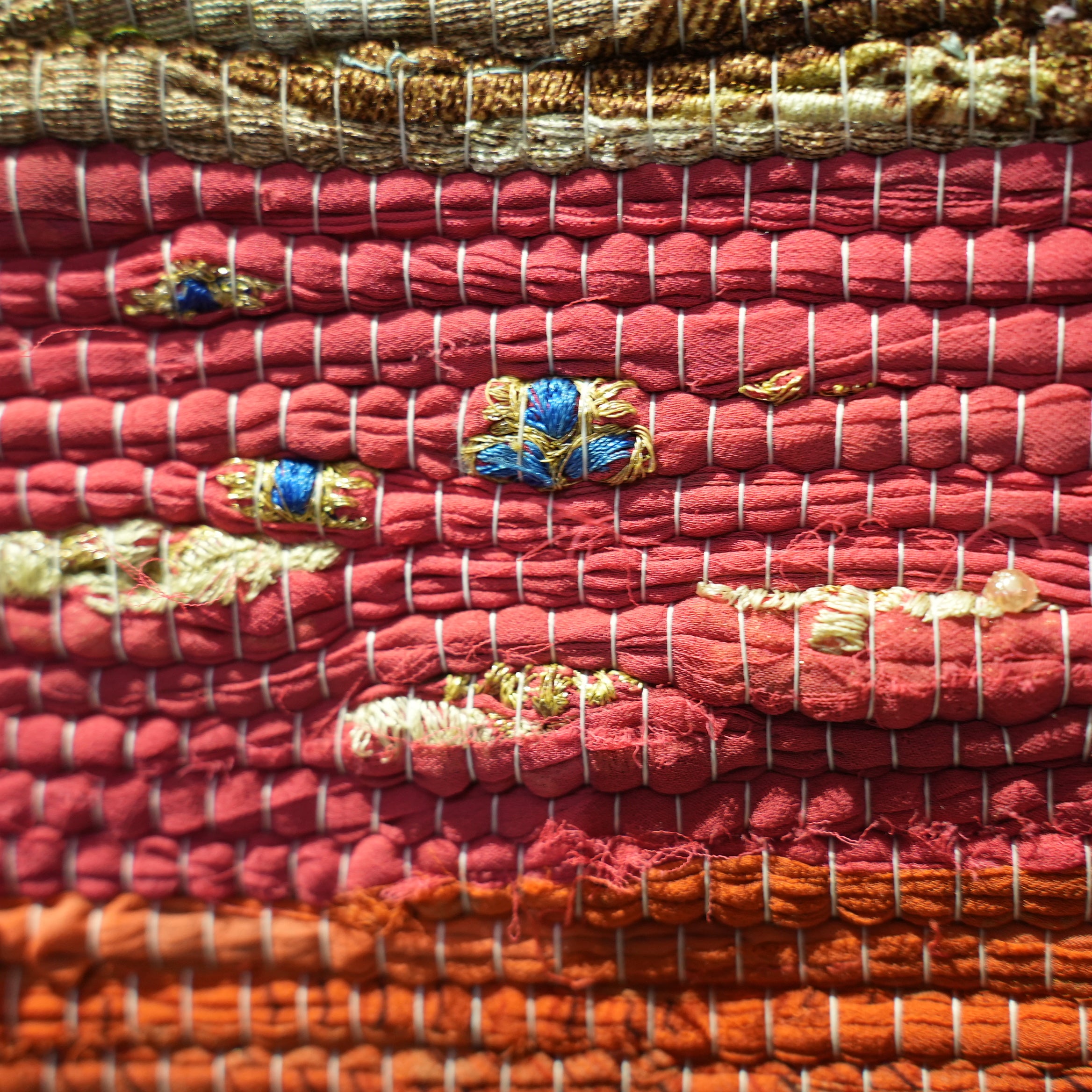 SCRAP FABRIC RUG E