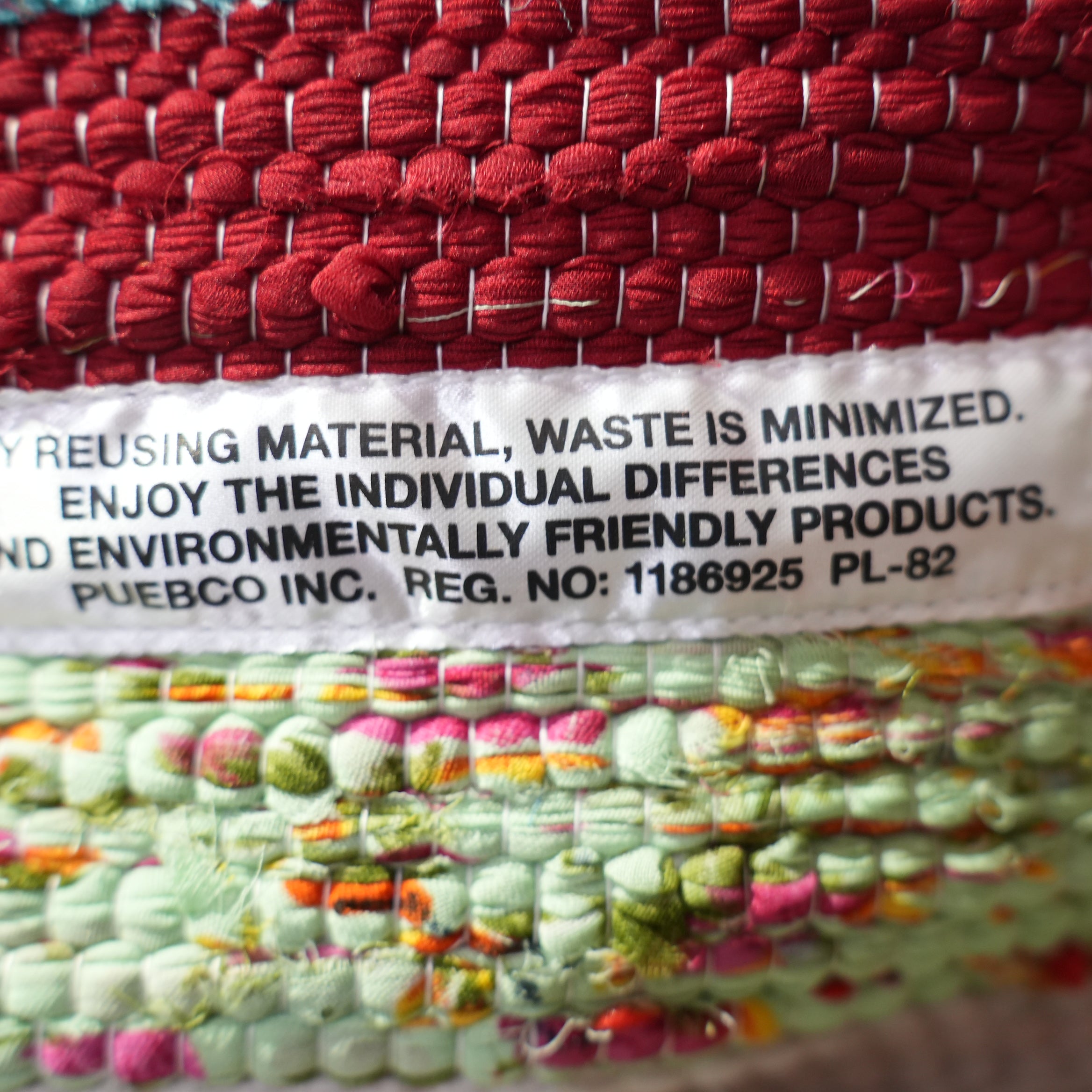 SCRAP FABRIC RUG E